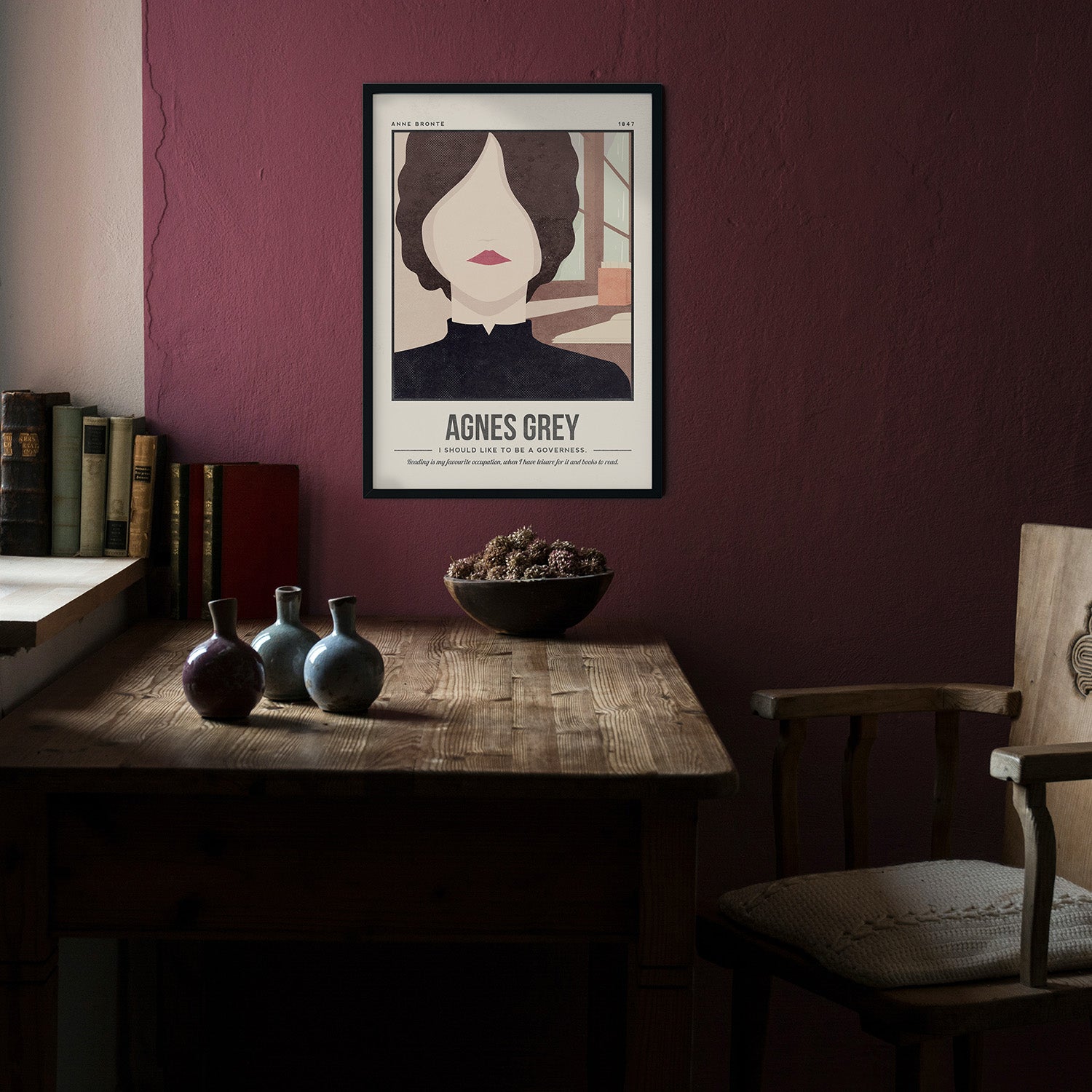 Agnes Grey Art Print