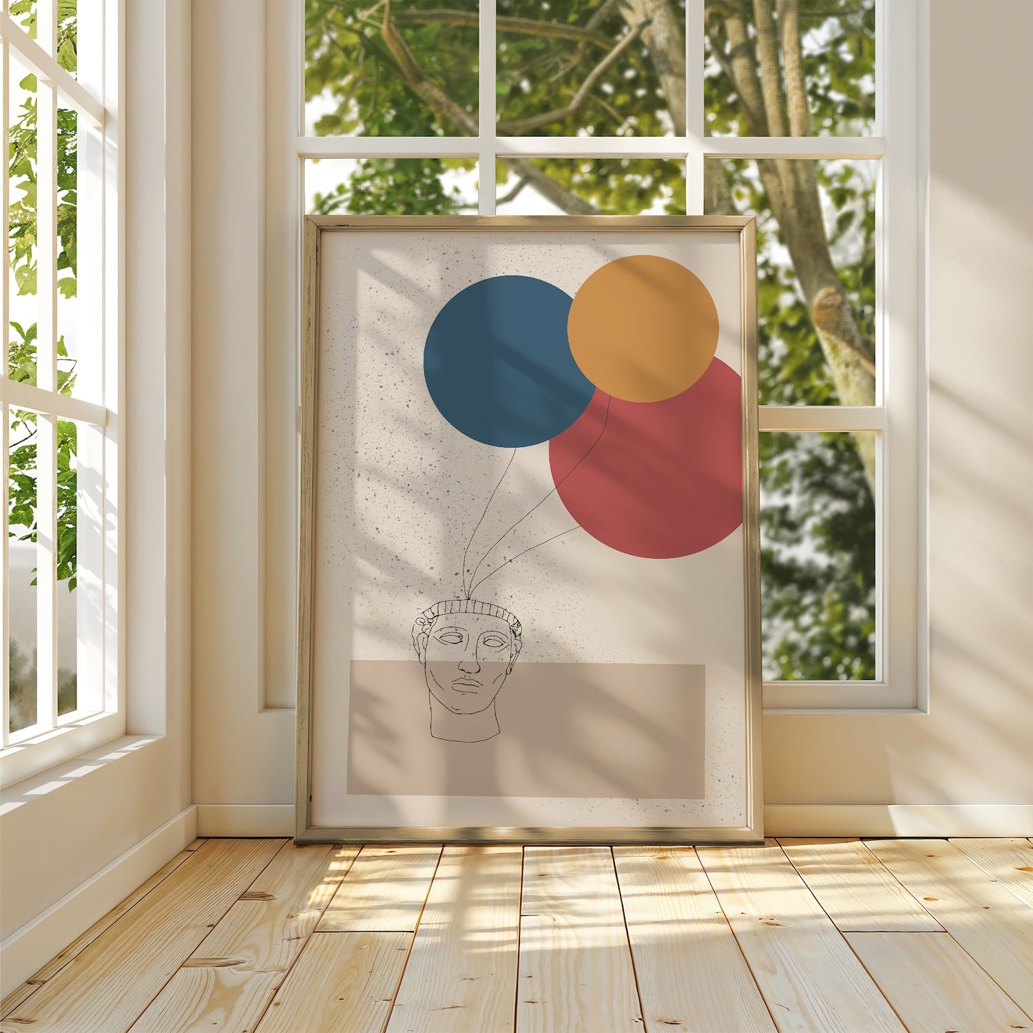 Antique Happiness Art Print