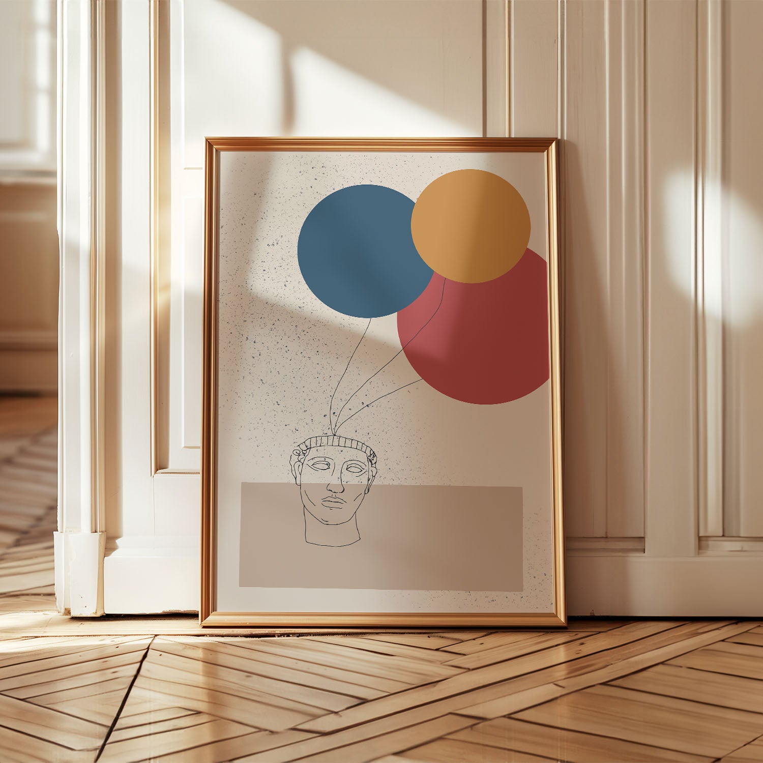 Antique Happiness Art Print