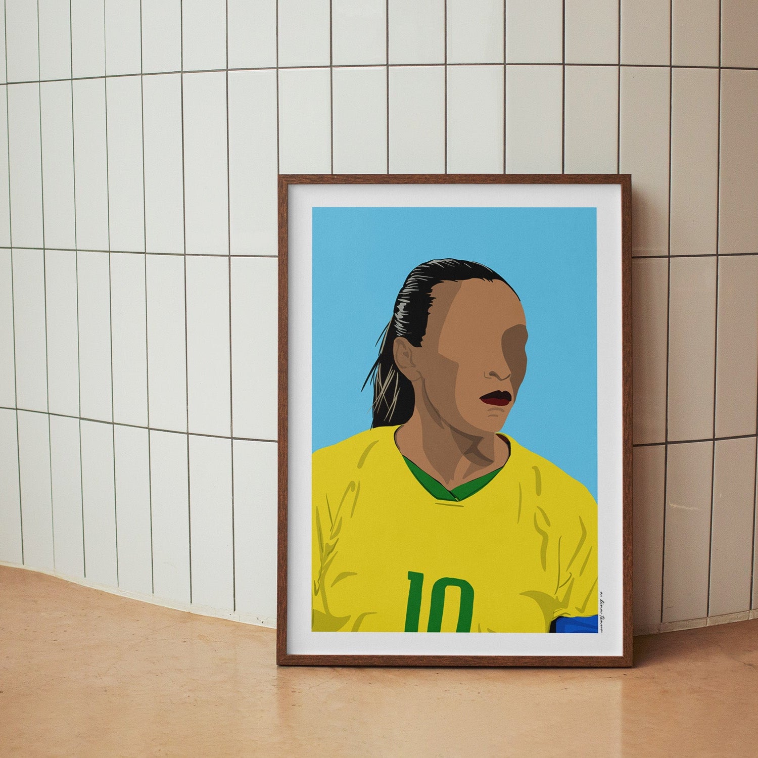 Marta Vieira da Silva Art Print