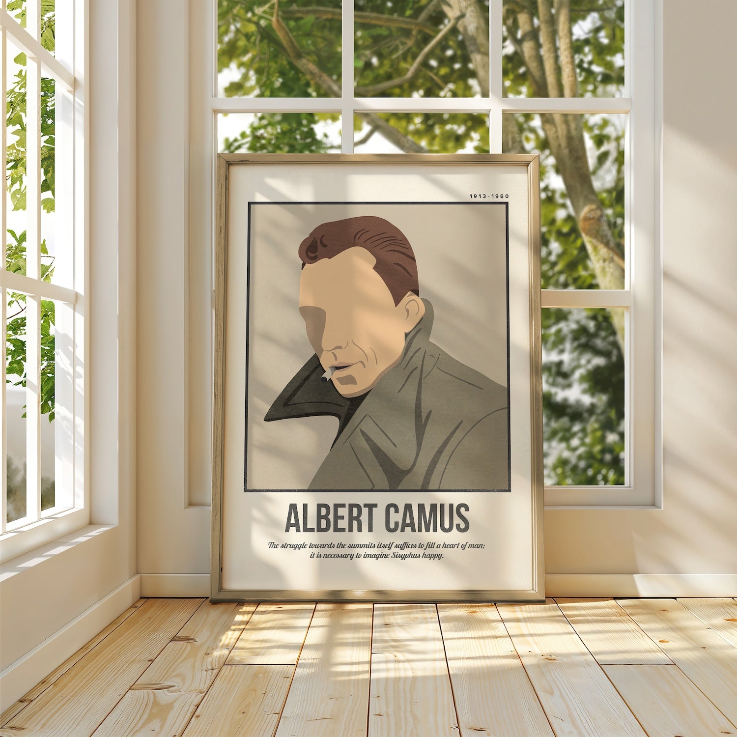 Albert Camus Art Print