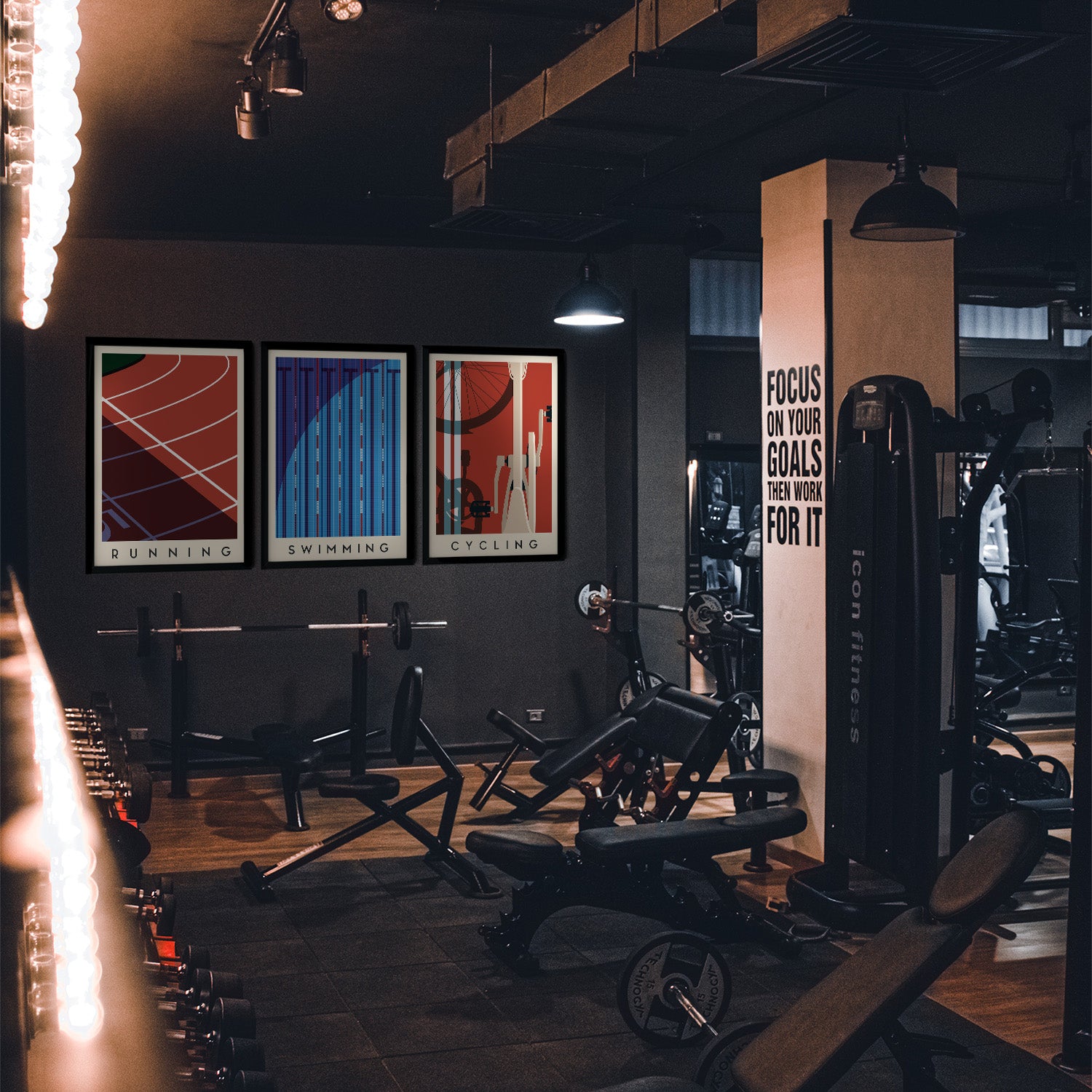 Inspiring Wall Art for Gyms, Home Gyms & More!