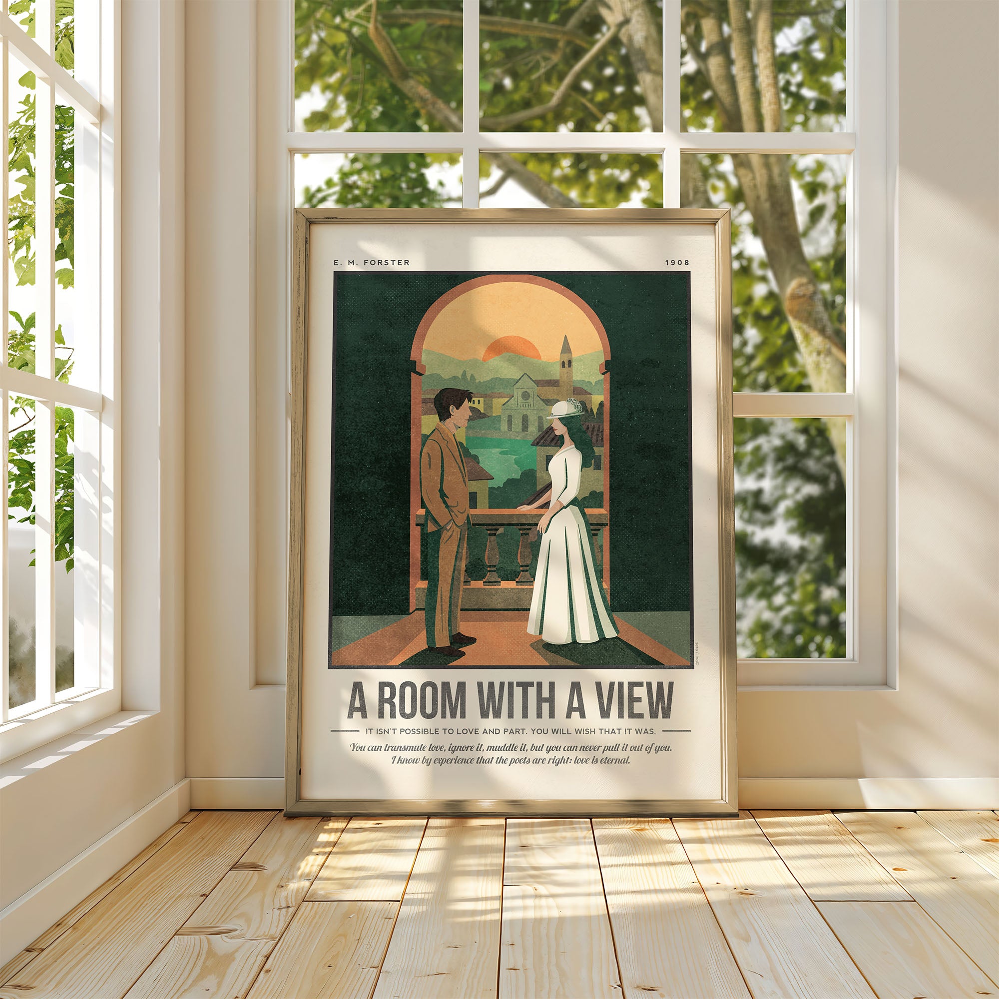 A Room with A View Art Print