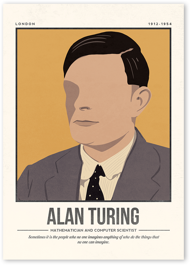 Alan Turing Print