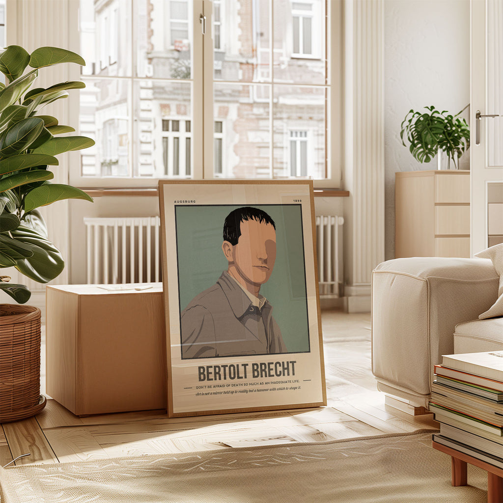 Bertolt Brecht Art Print