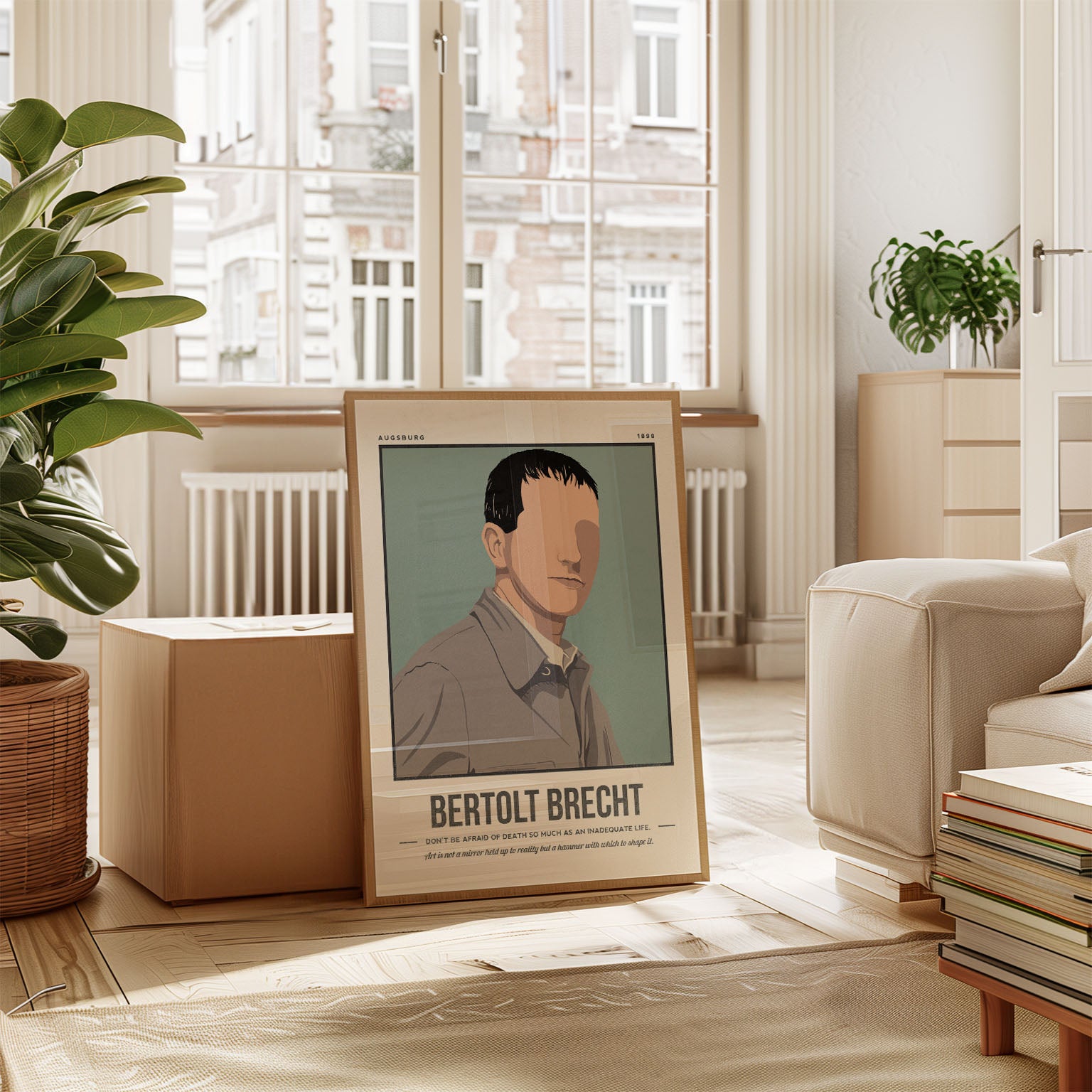 Bertolt Brecht Art Print
