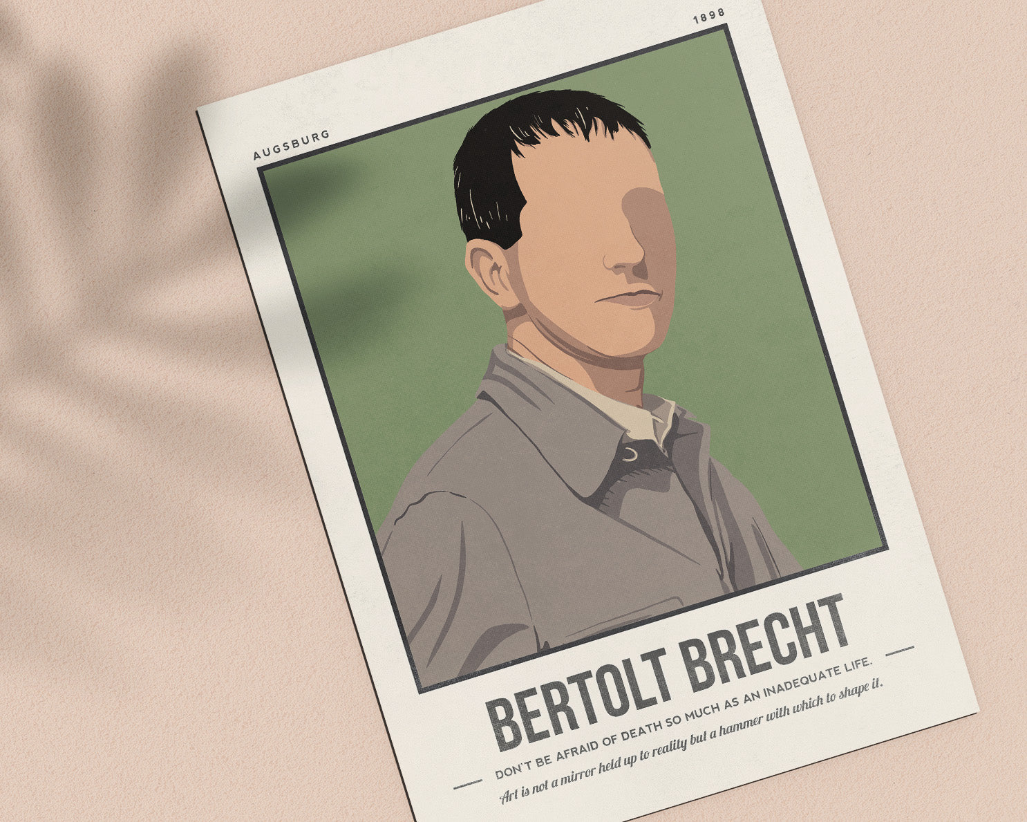 Bertolt Brecht Art Print