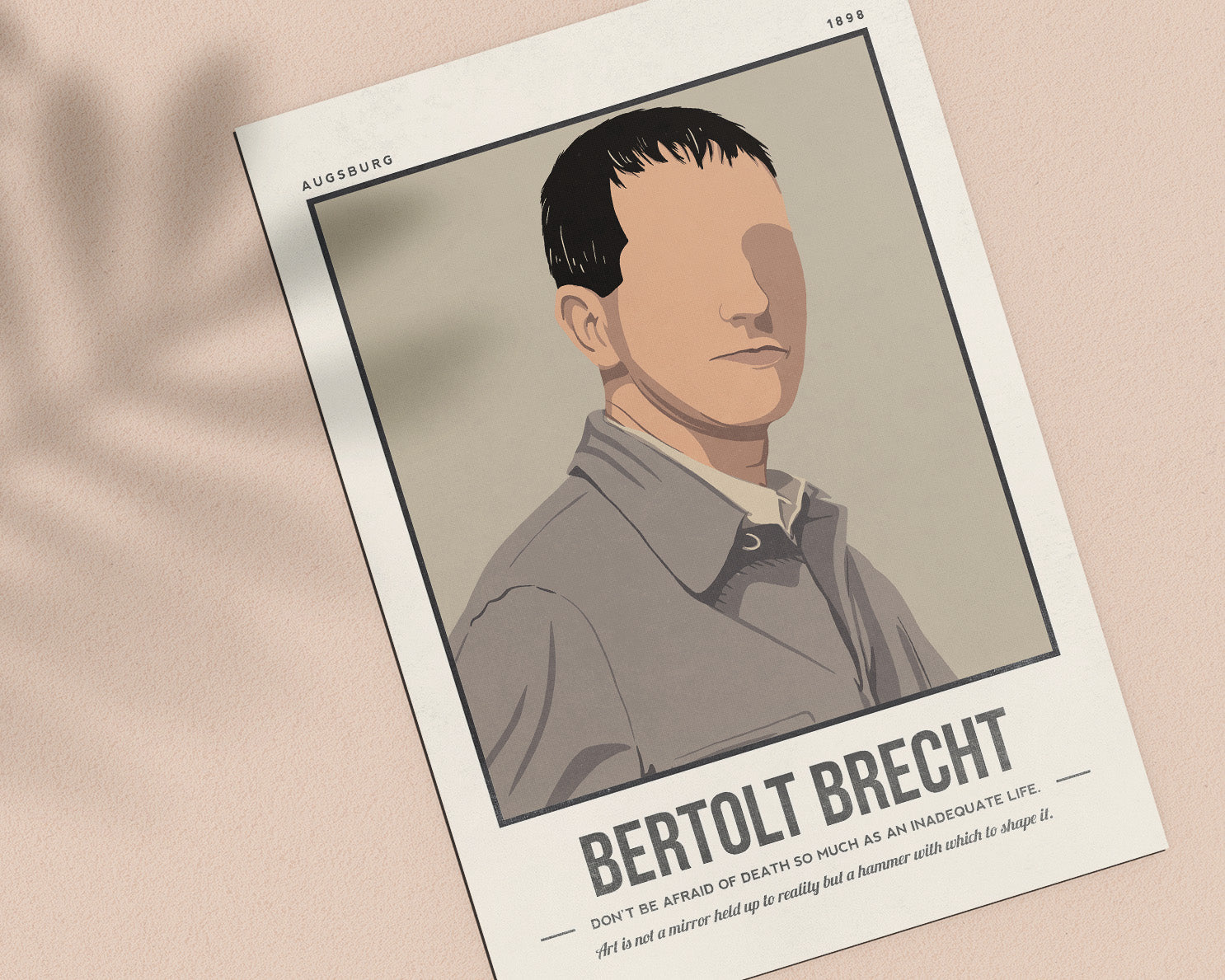 Bertolt Brecht Art Print