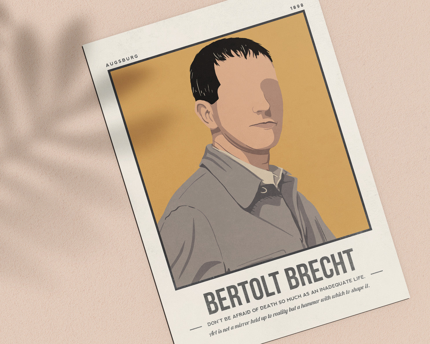 Bertolt Brecht Art Print