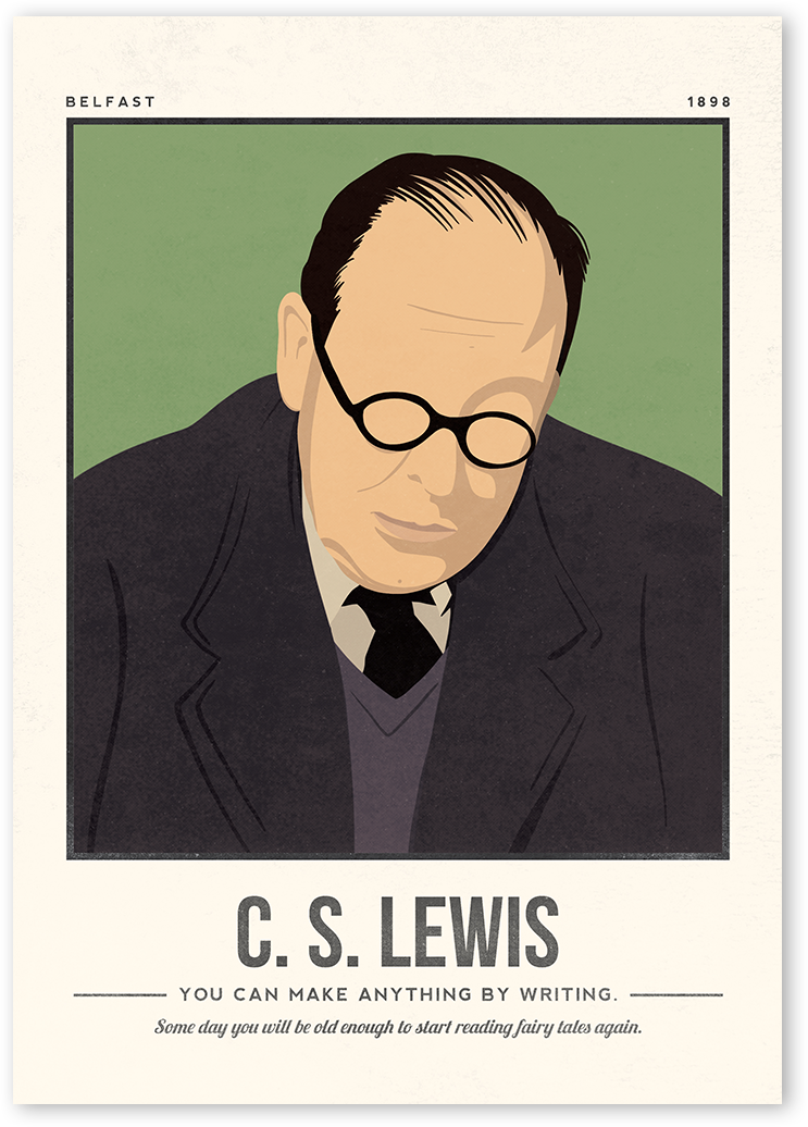 C.S. Lewis Art Print