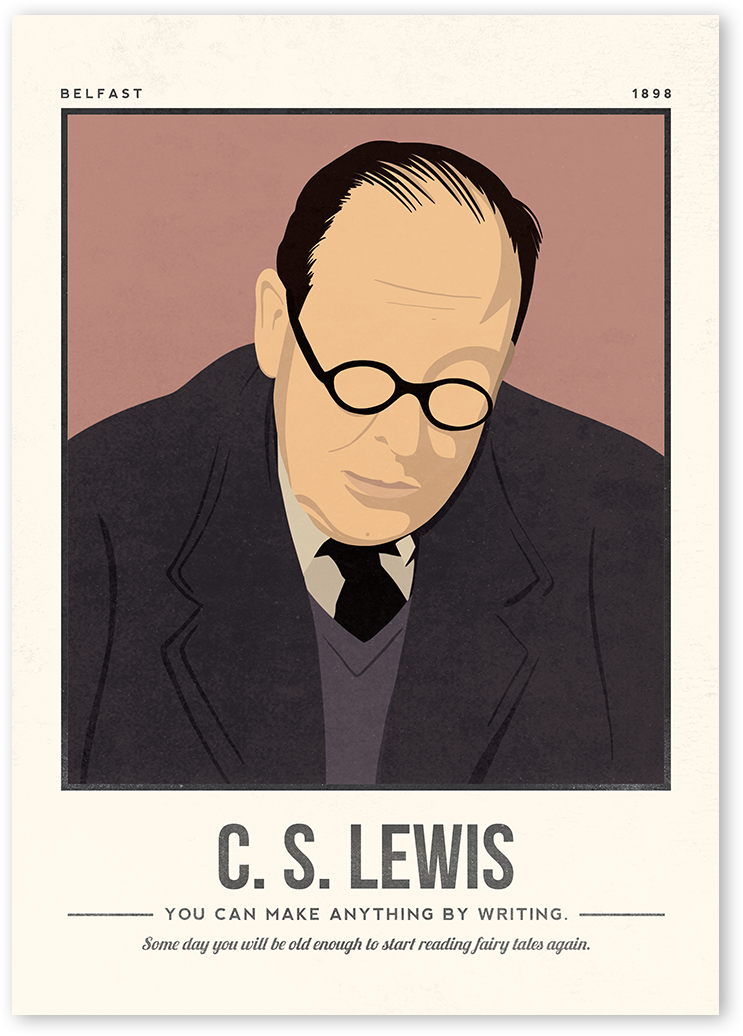 C.S. Lewis Art Print