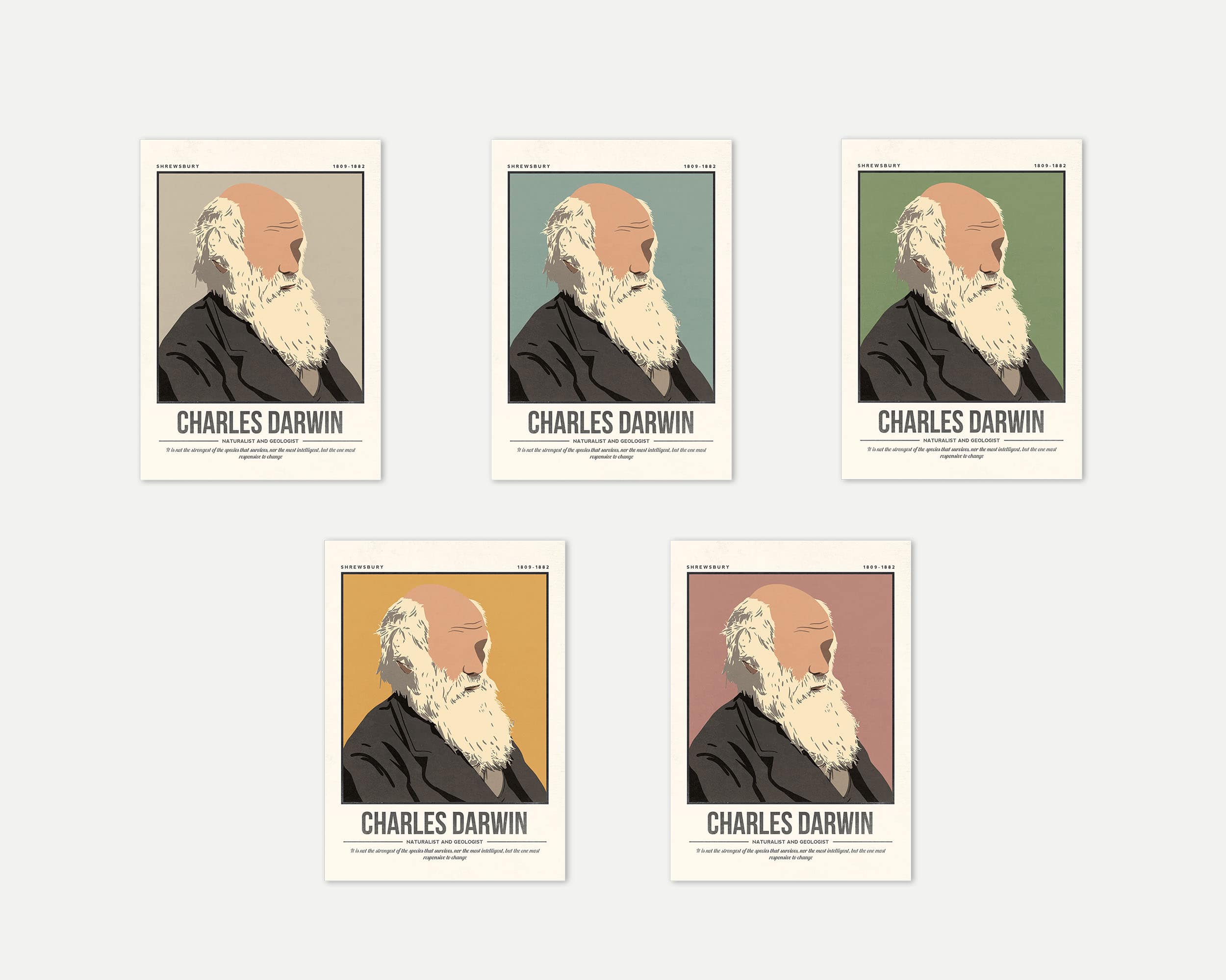 Charles Darwin Art Print