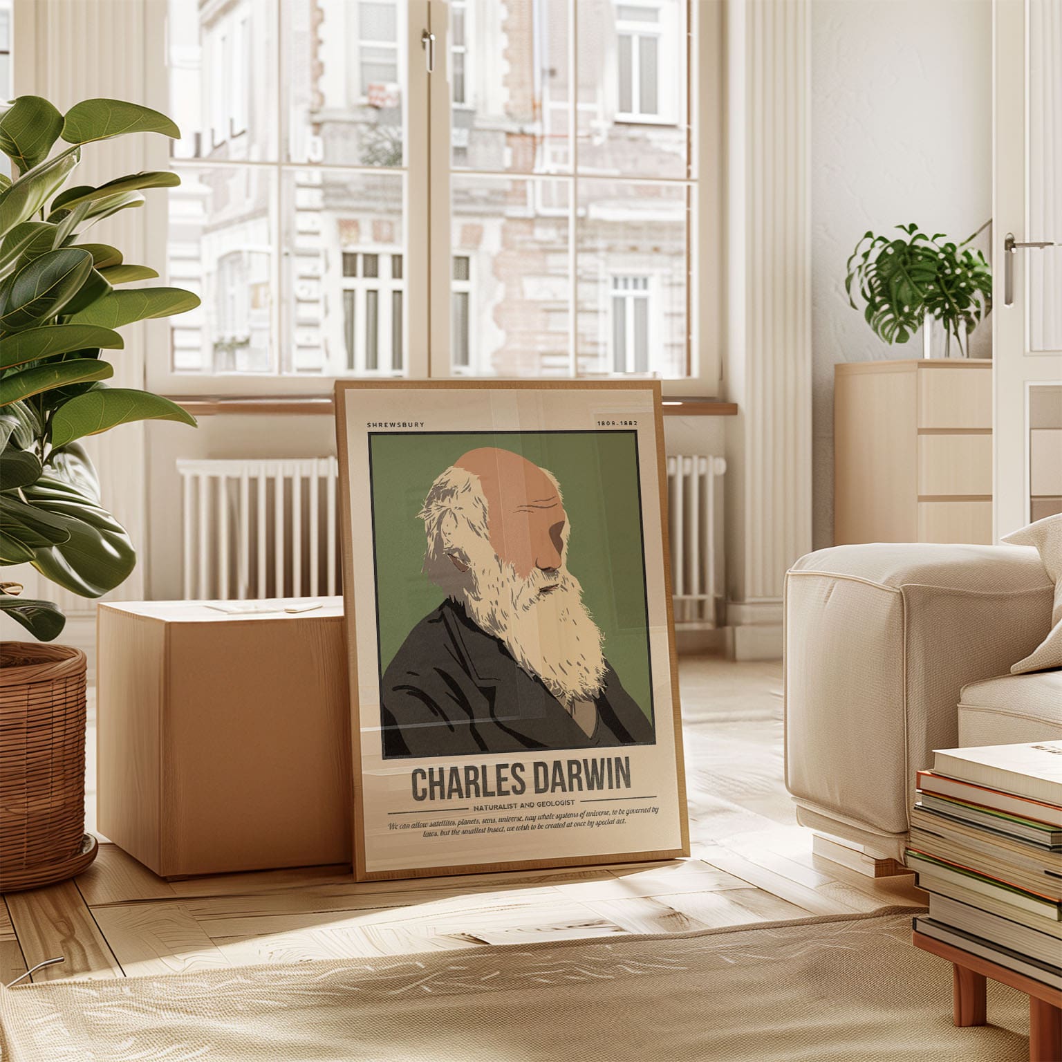 Charles Darwin Art Print