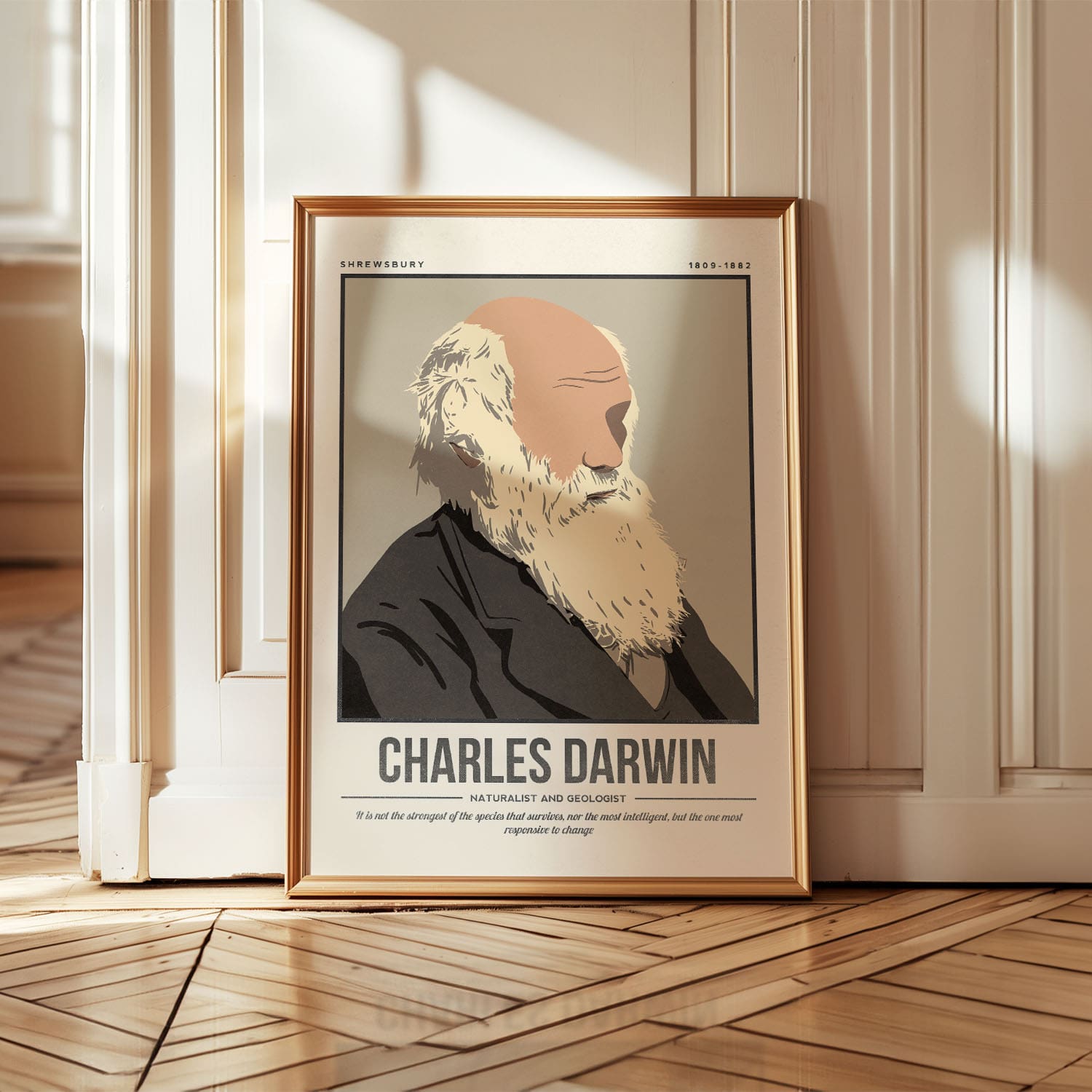 Charles Darwin Art Print