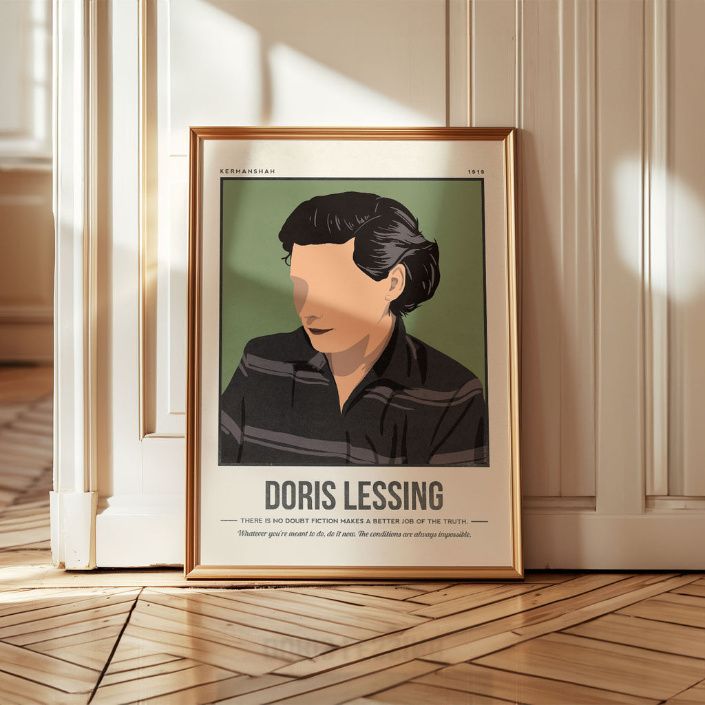 Doris Lessing Art Print