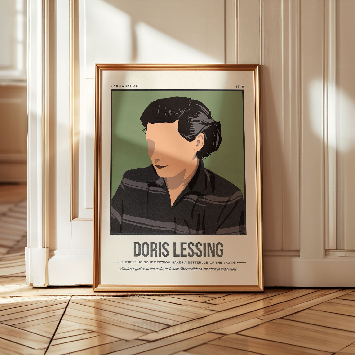 Doris Lessing Art Print