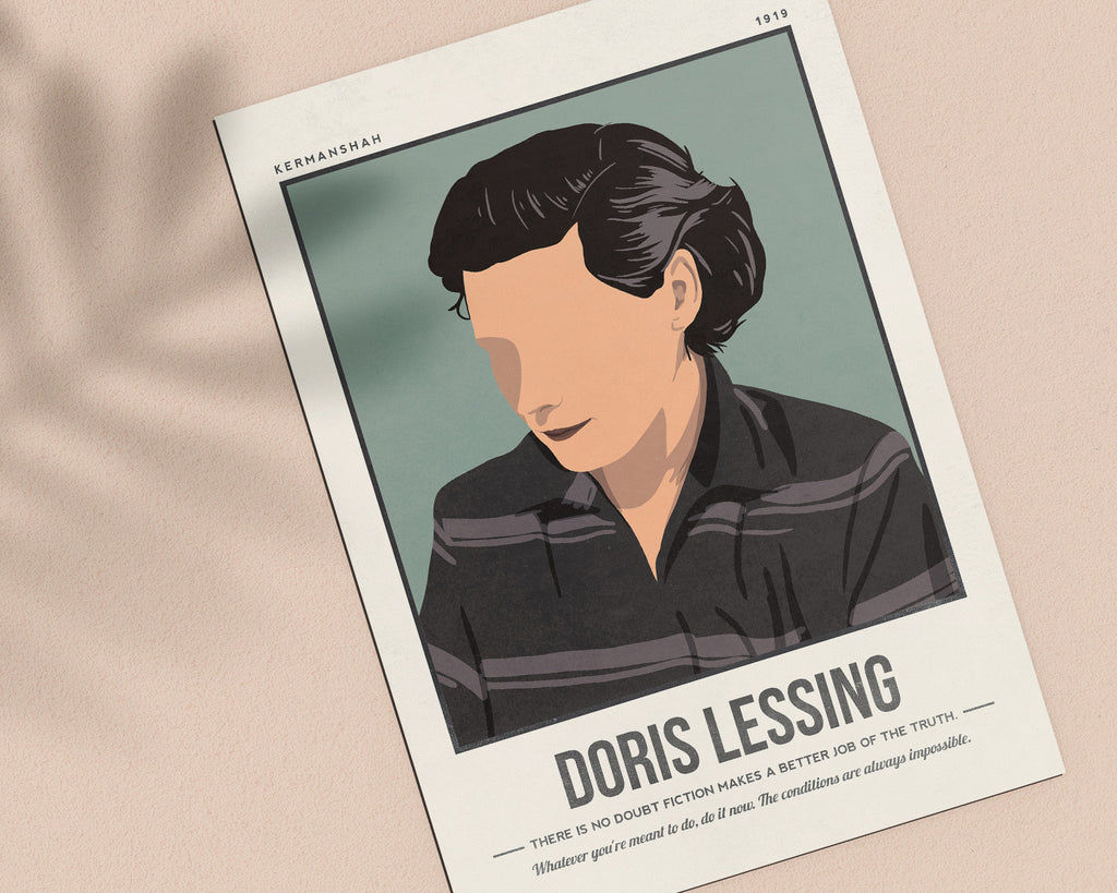 Doris Lessing Art Print
