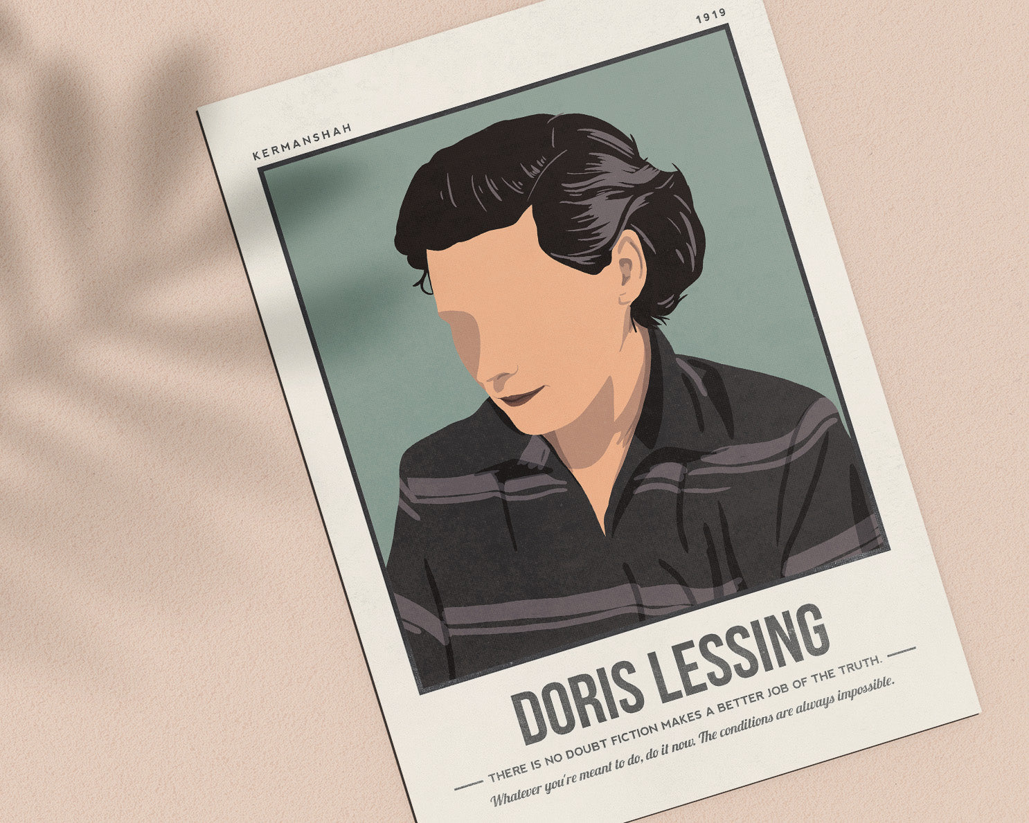 Doris Lessing Art Print
