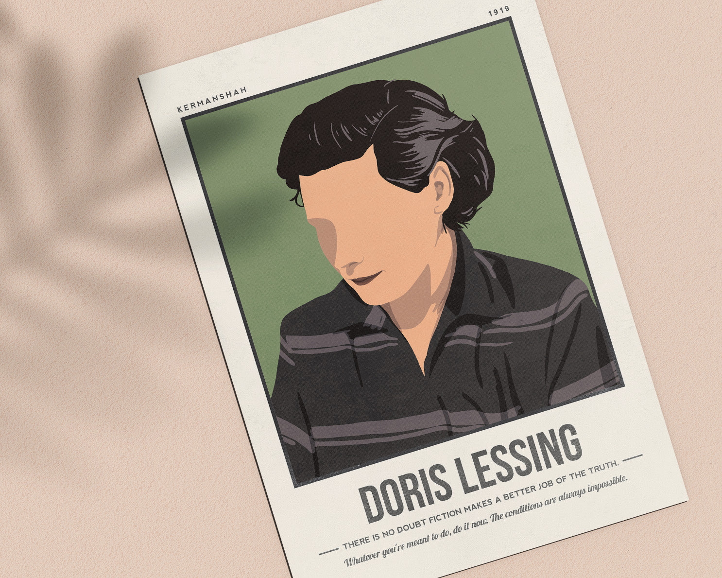 Doris Lessing Art Print