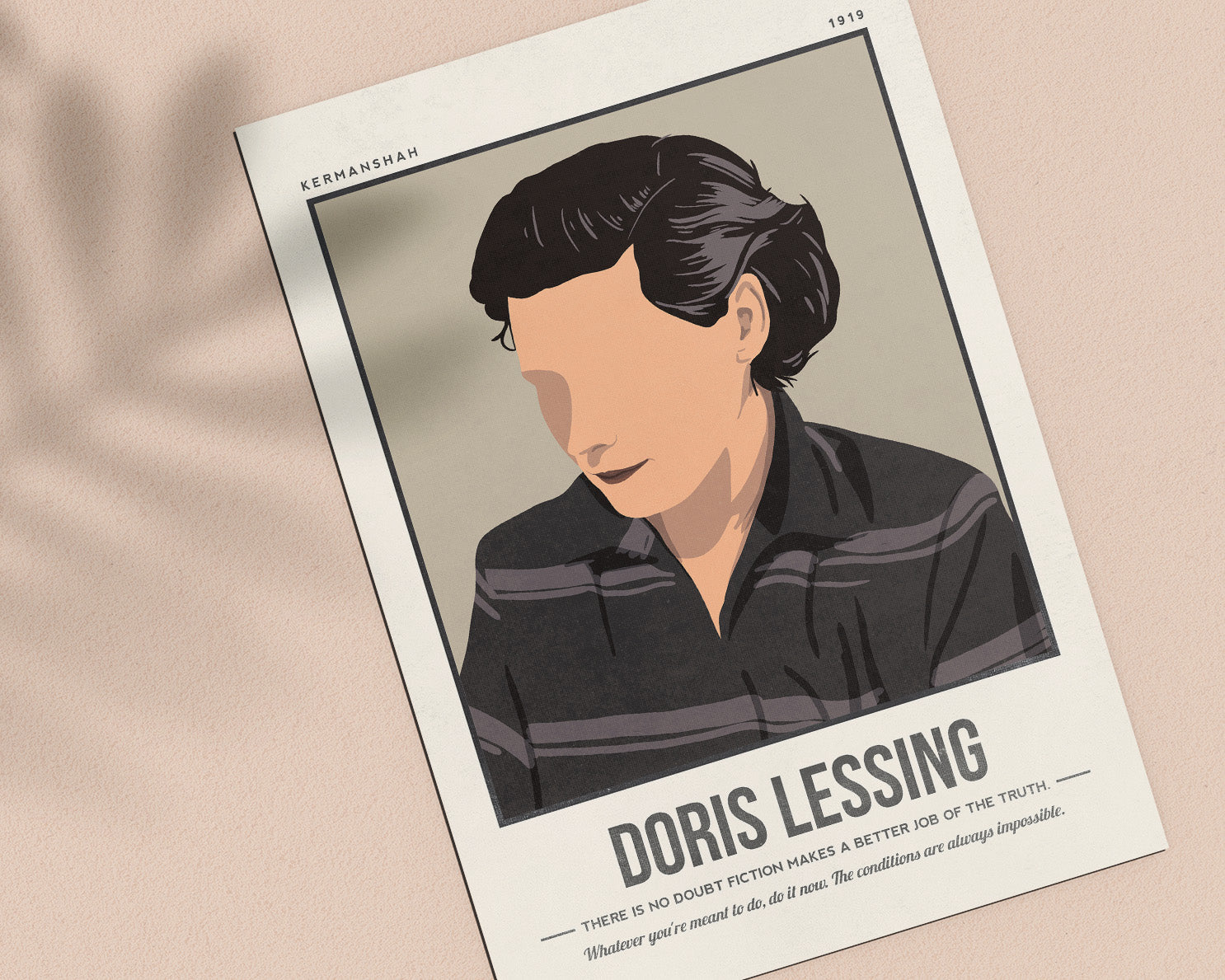 Doris Lessing Art Print