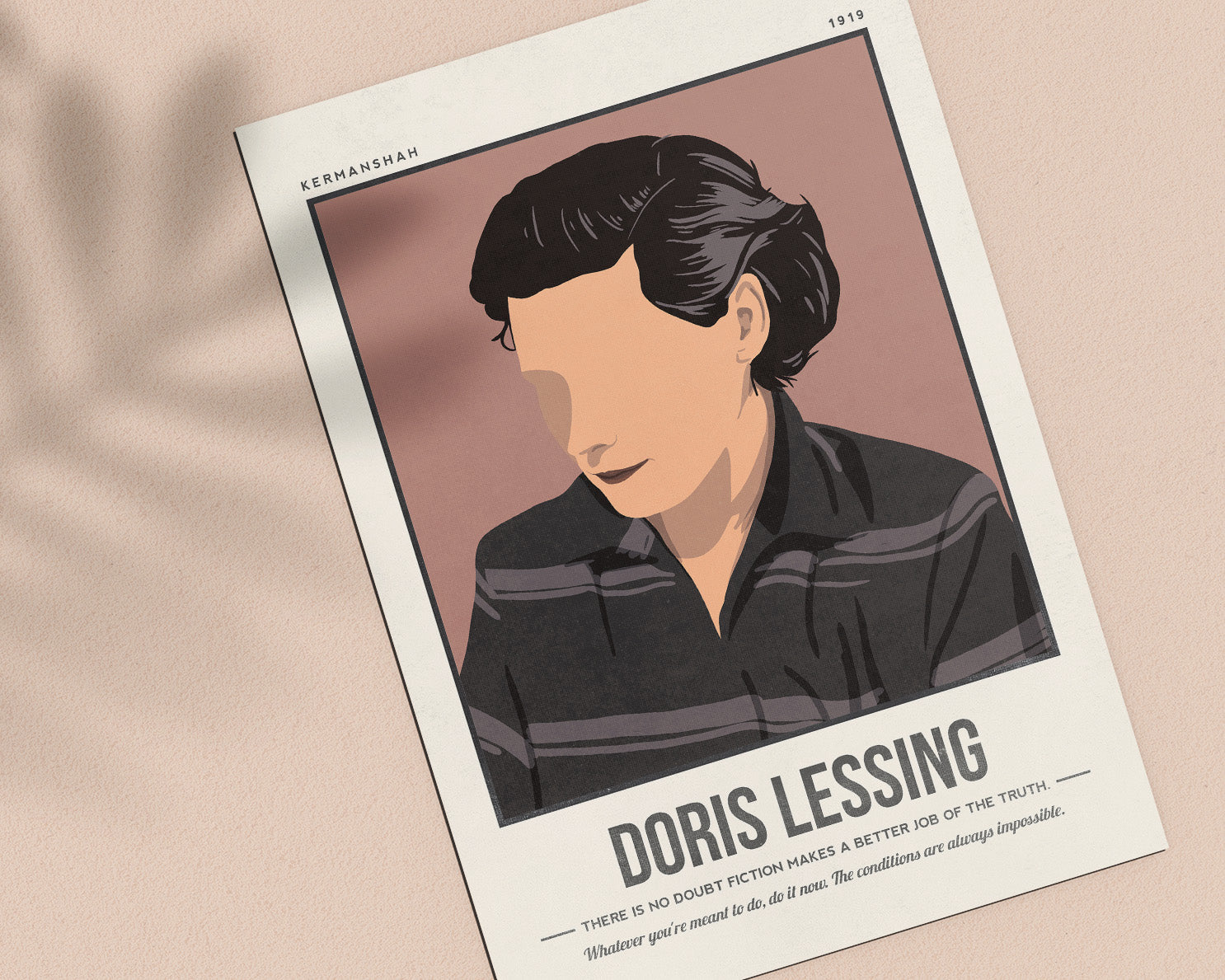 Doris Lessing Art Print
