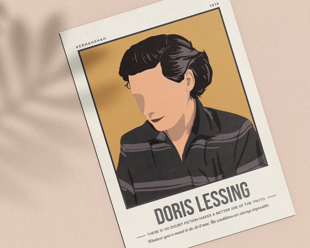 Doris Lessing Art Print