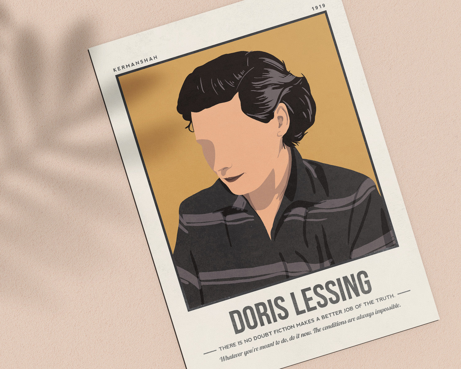 Doris Lessing Art Print