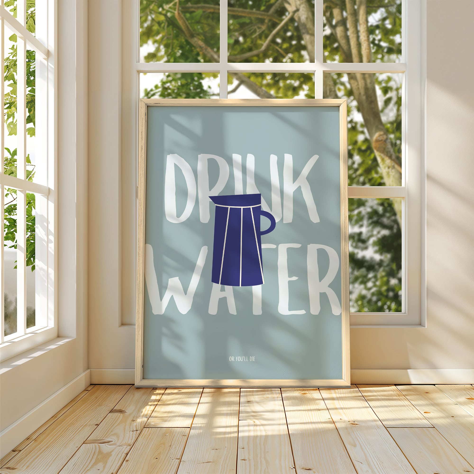 Drink Water Art Print