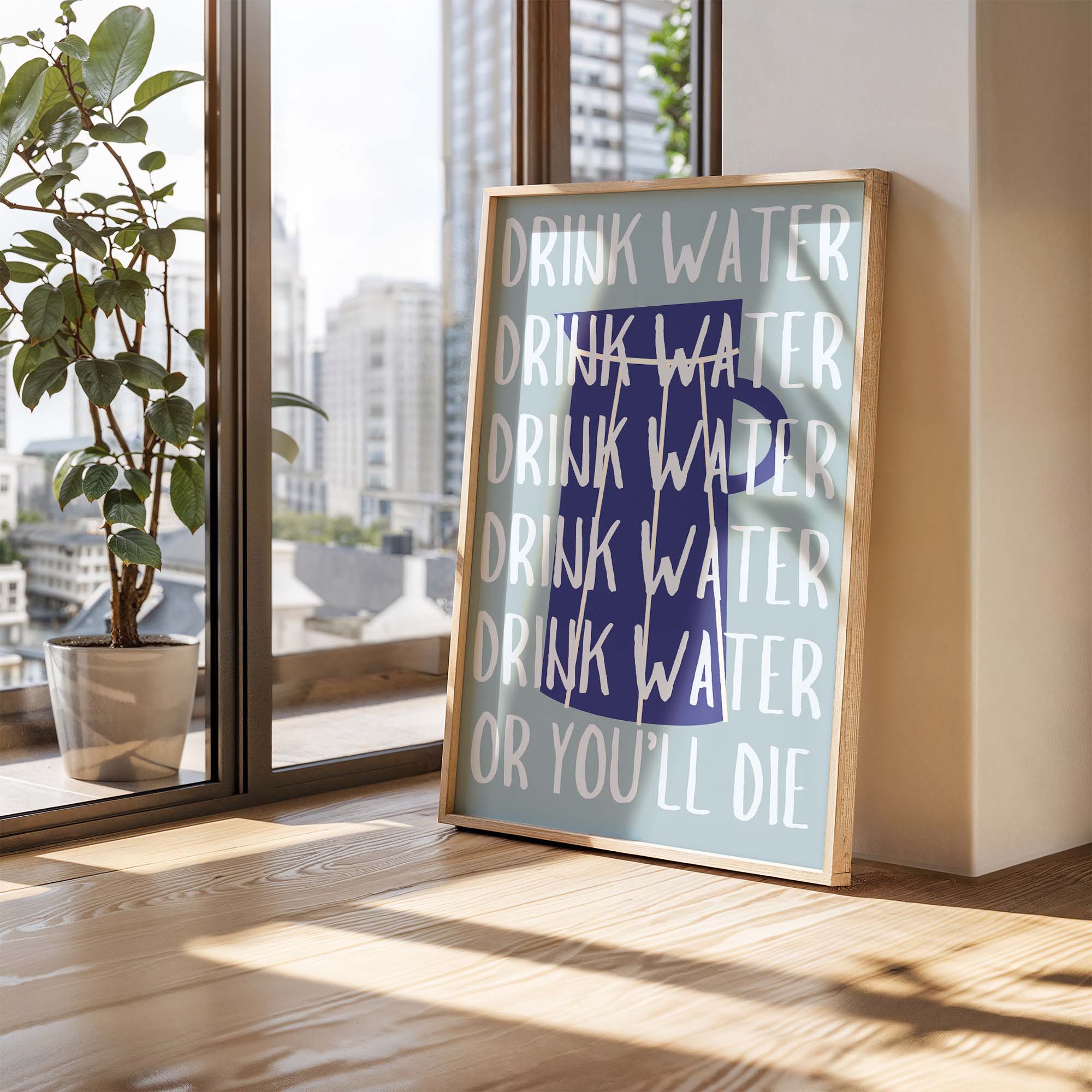 Drink Water Art Print