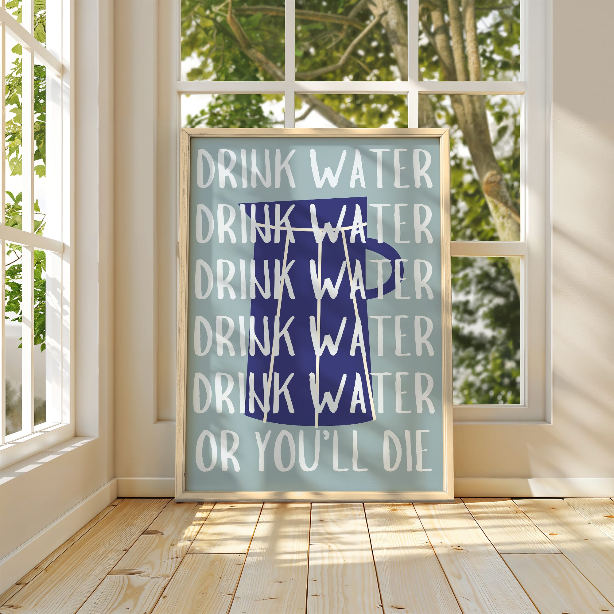 Drink Water Art Print