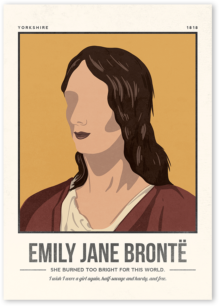 Emily Brontë Art Print
