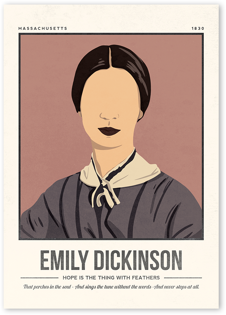 Emily Dickinson Art Print