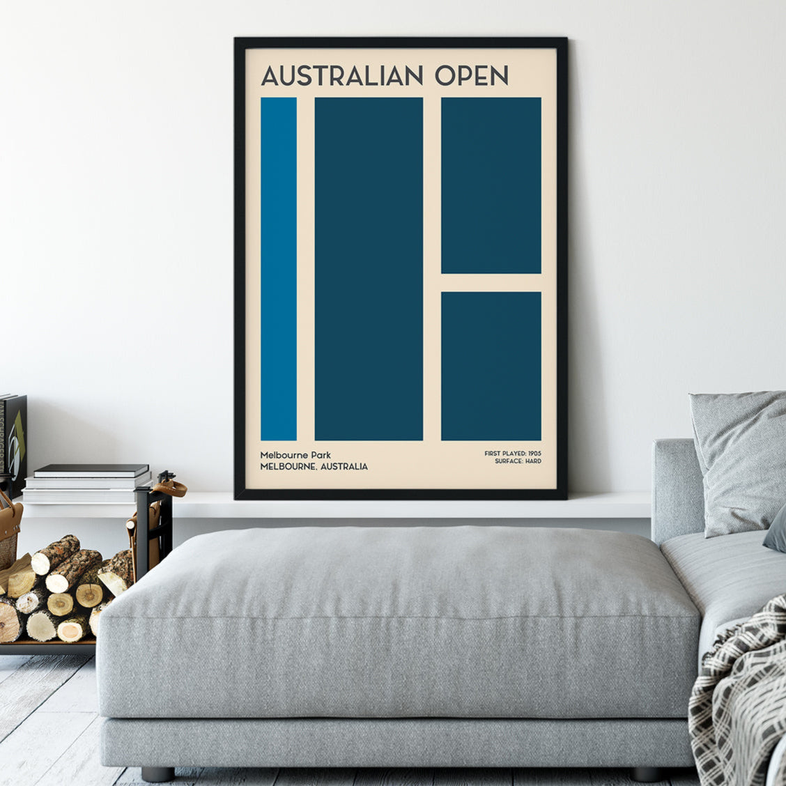 Australian Open Tennis Art Print