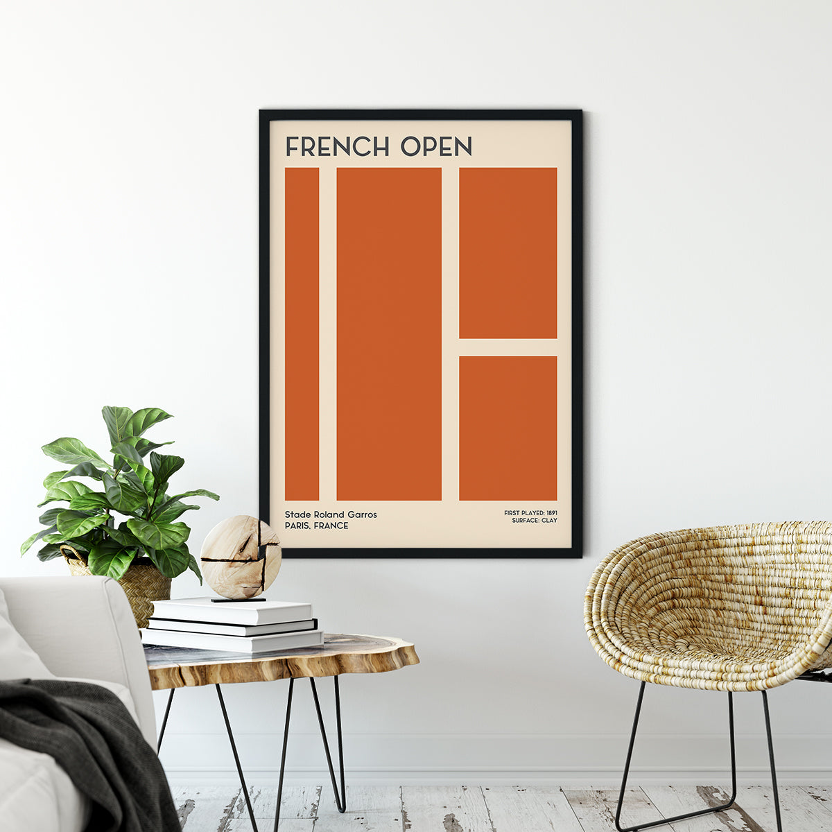 Grand Slam Art Prints | Set of 4