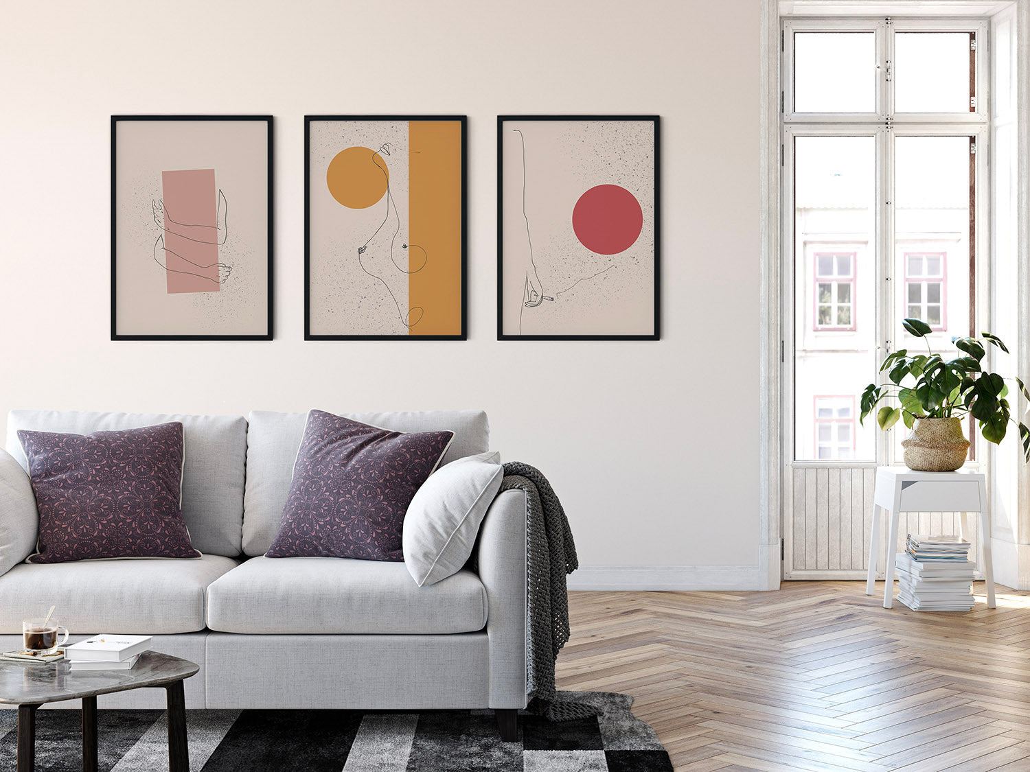 Virtual Hug Art Print