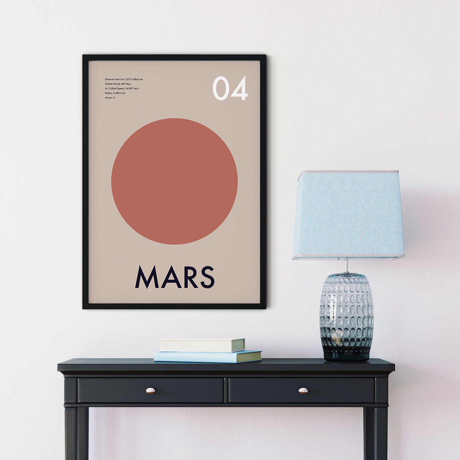 Planet Mars Art Print