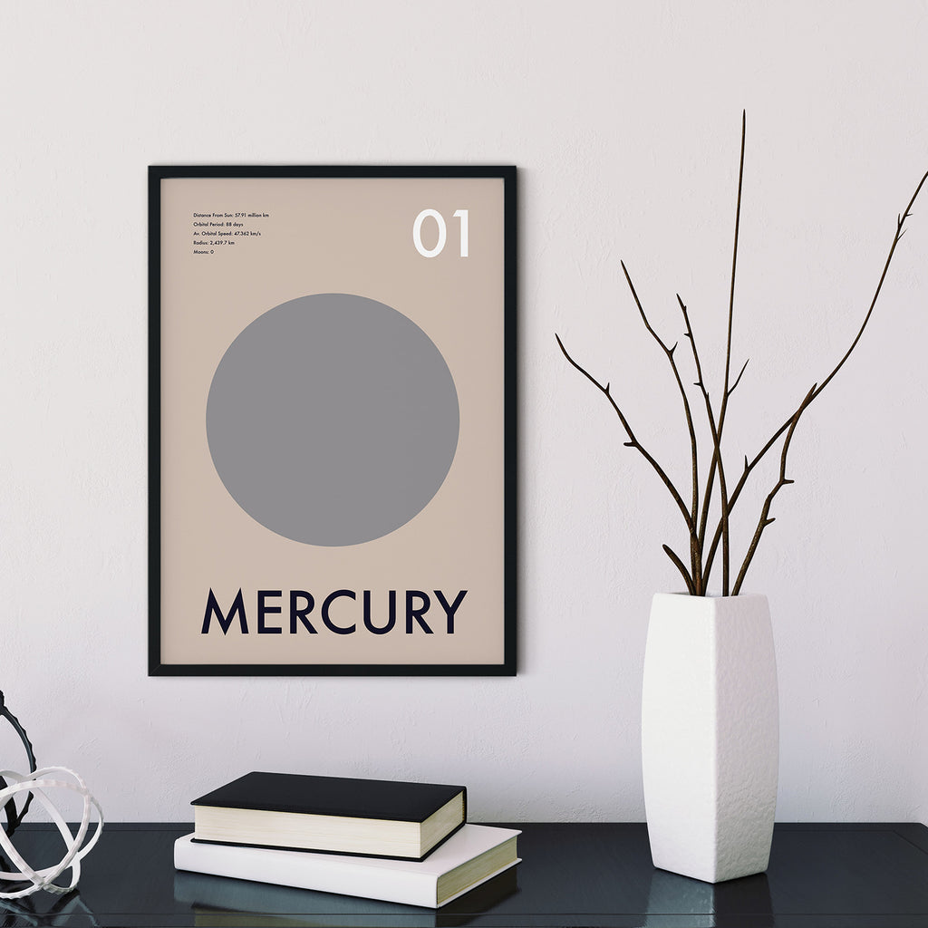 Planet Mercury Art Print
