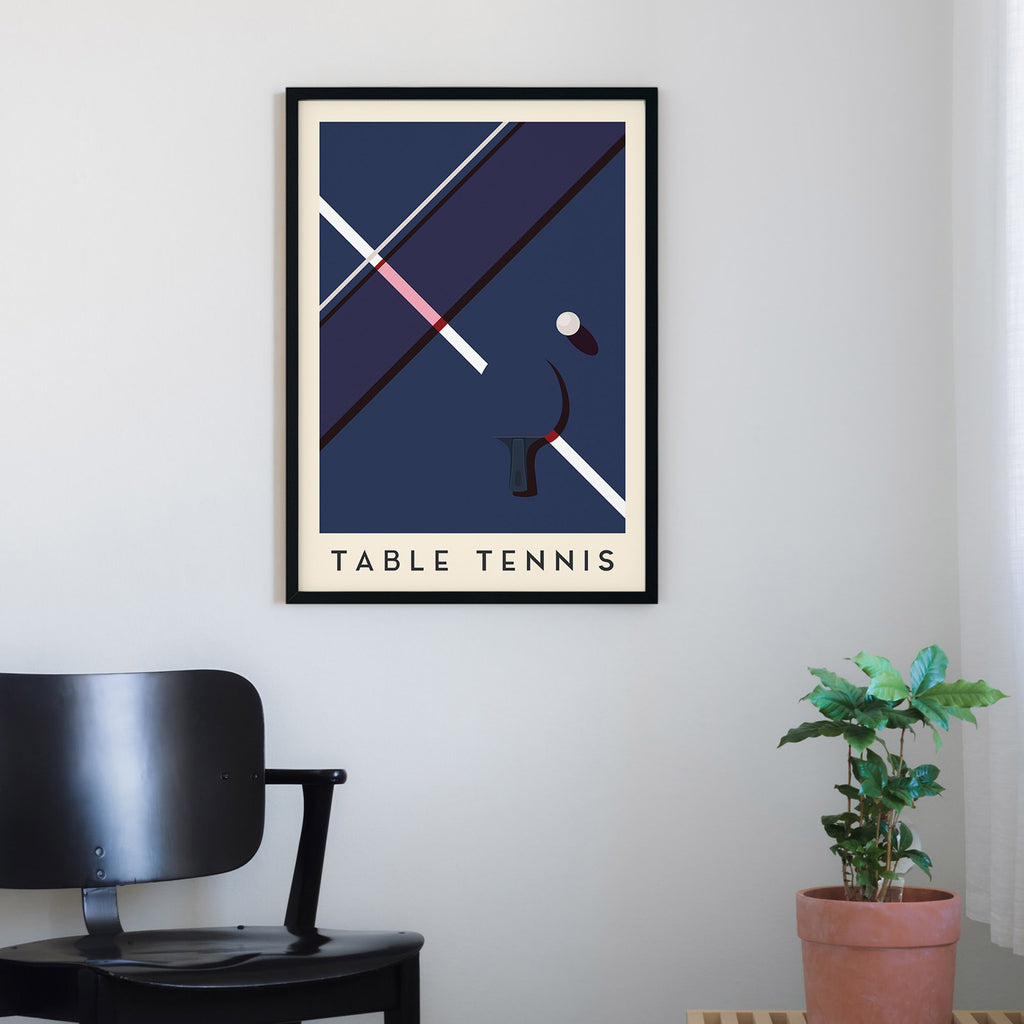 Table Tennis Art Print
