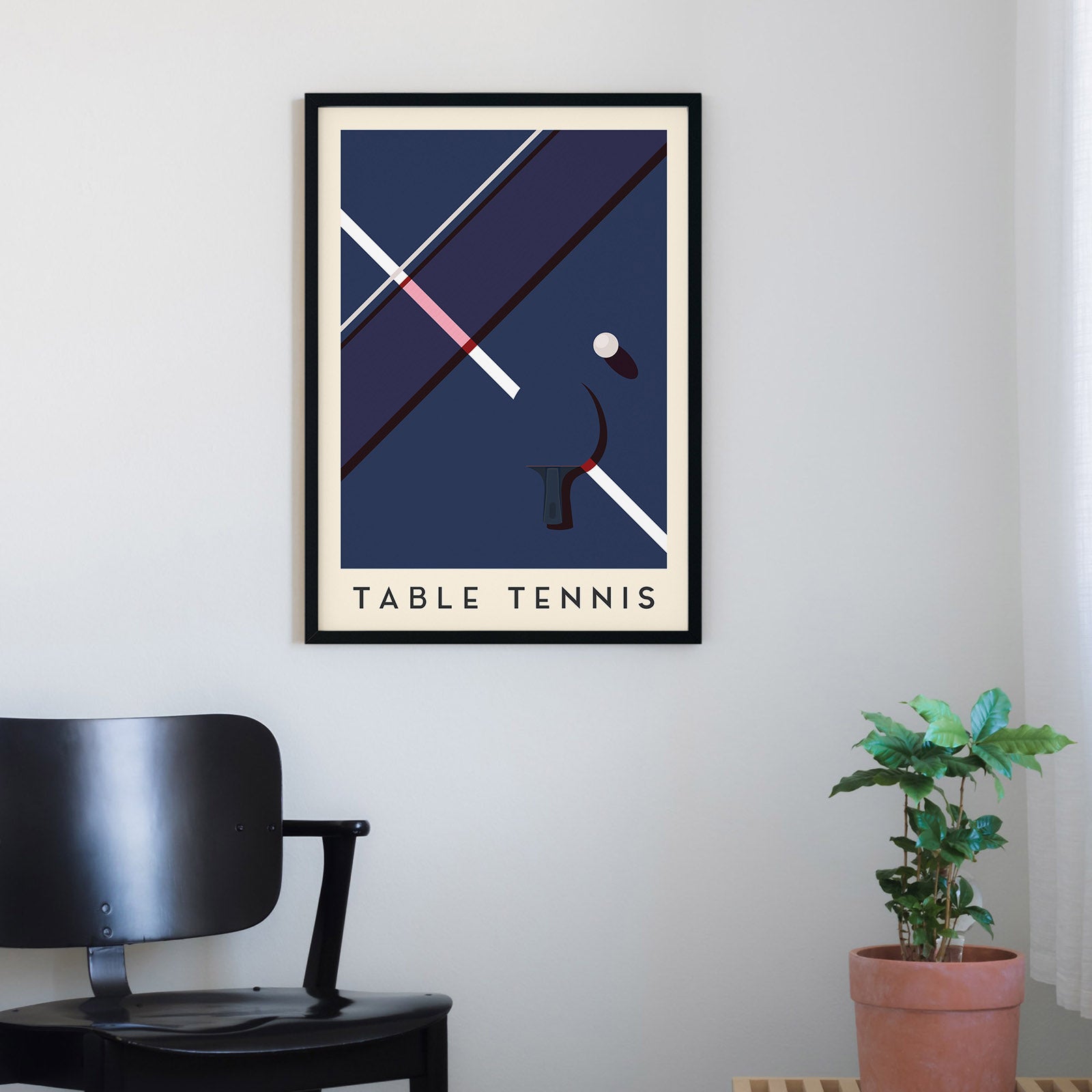Table Tennis Art Print