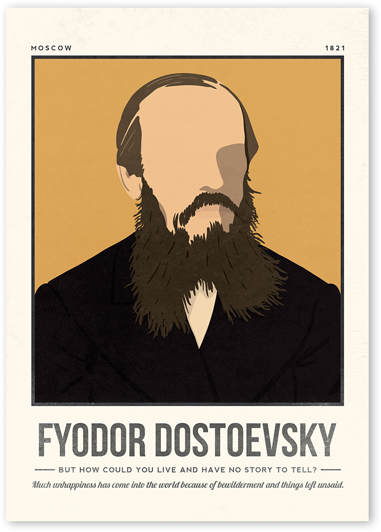 Fyodor Dostoevsky Art Print