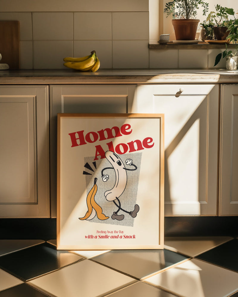 Home_Alone_Homebody_Club_Retro_Cartoon_Introvert_Banana_Art_Print