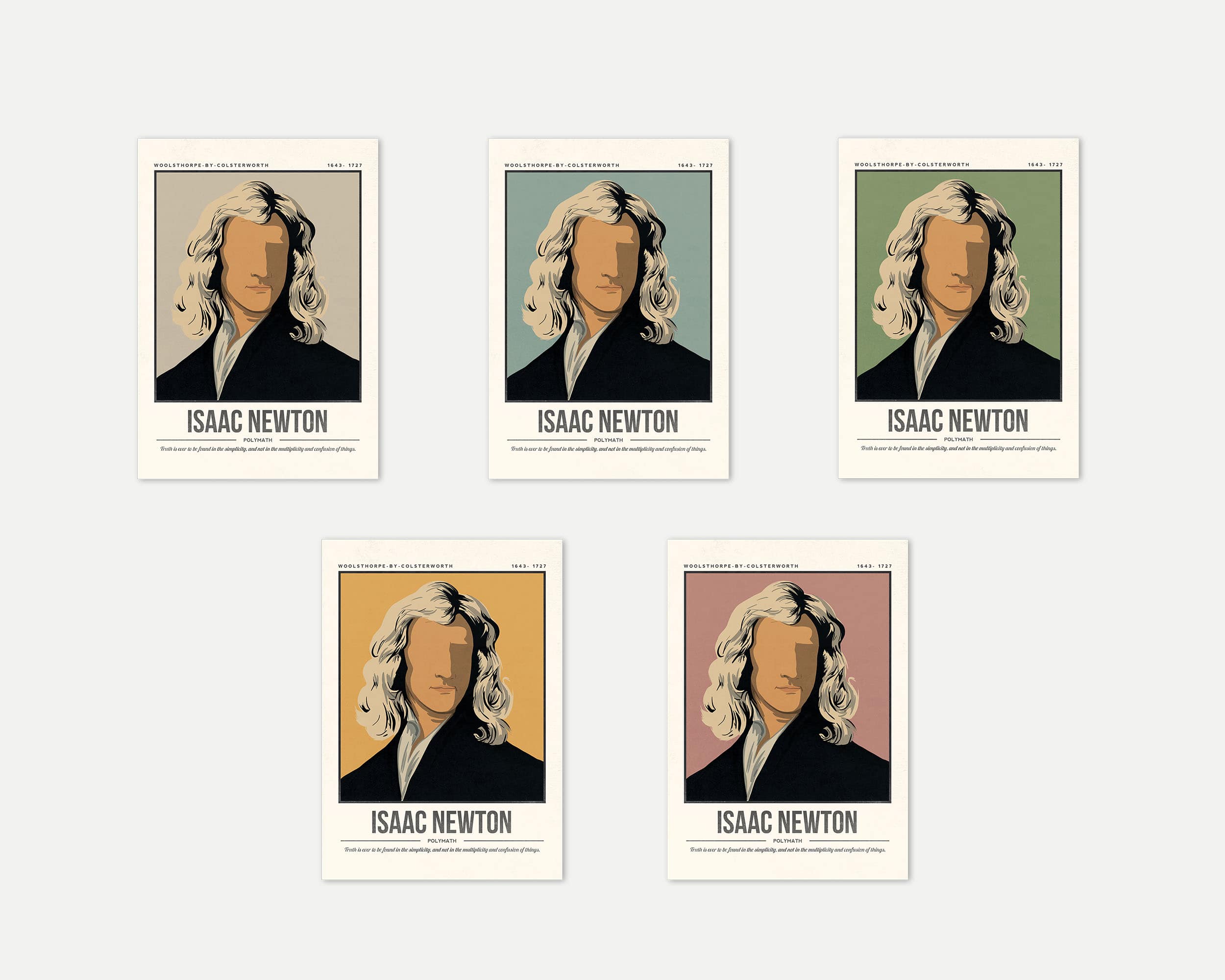 Isaac Newton Art Print