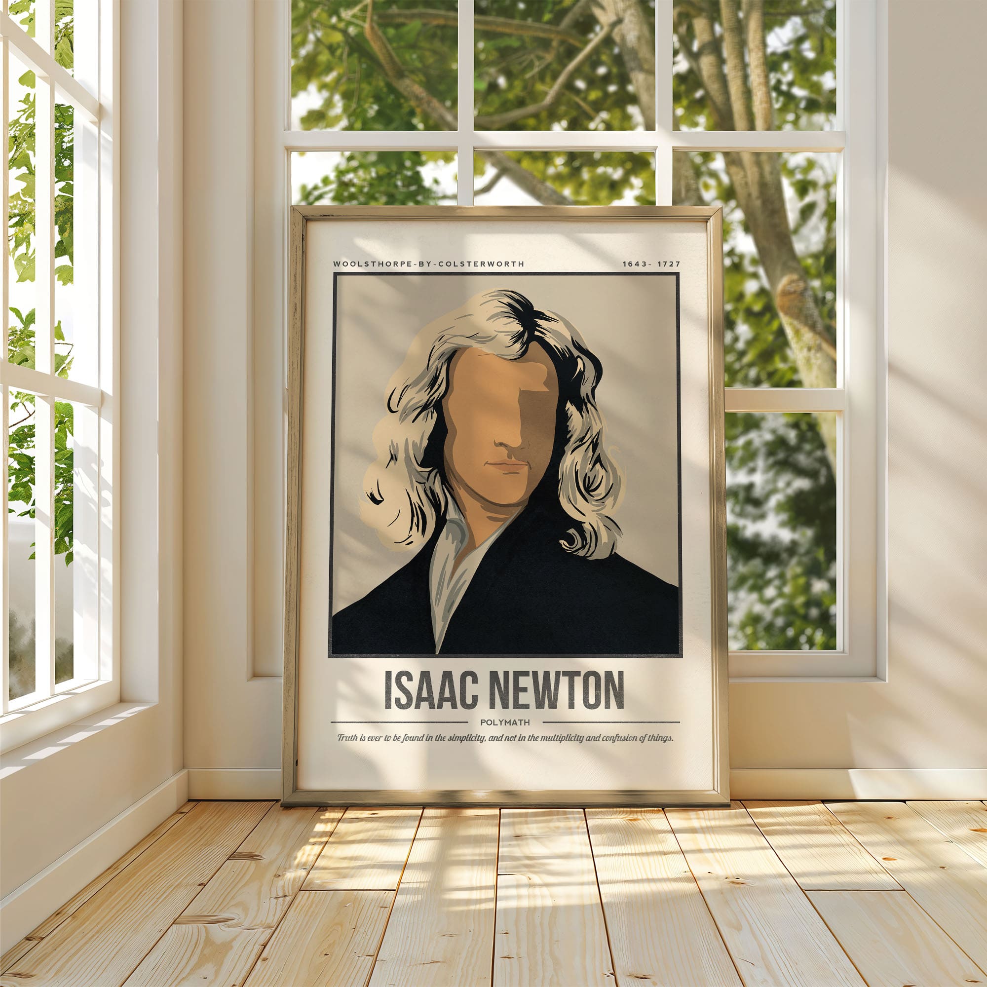 Isaac Newton Art Print
