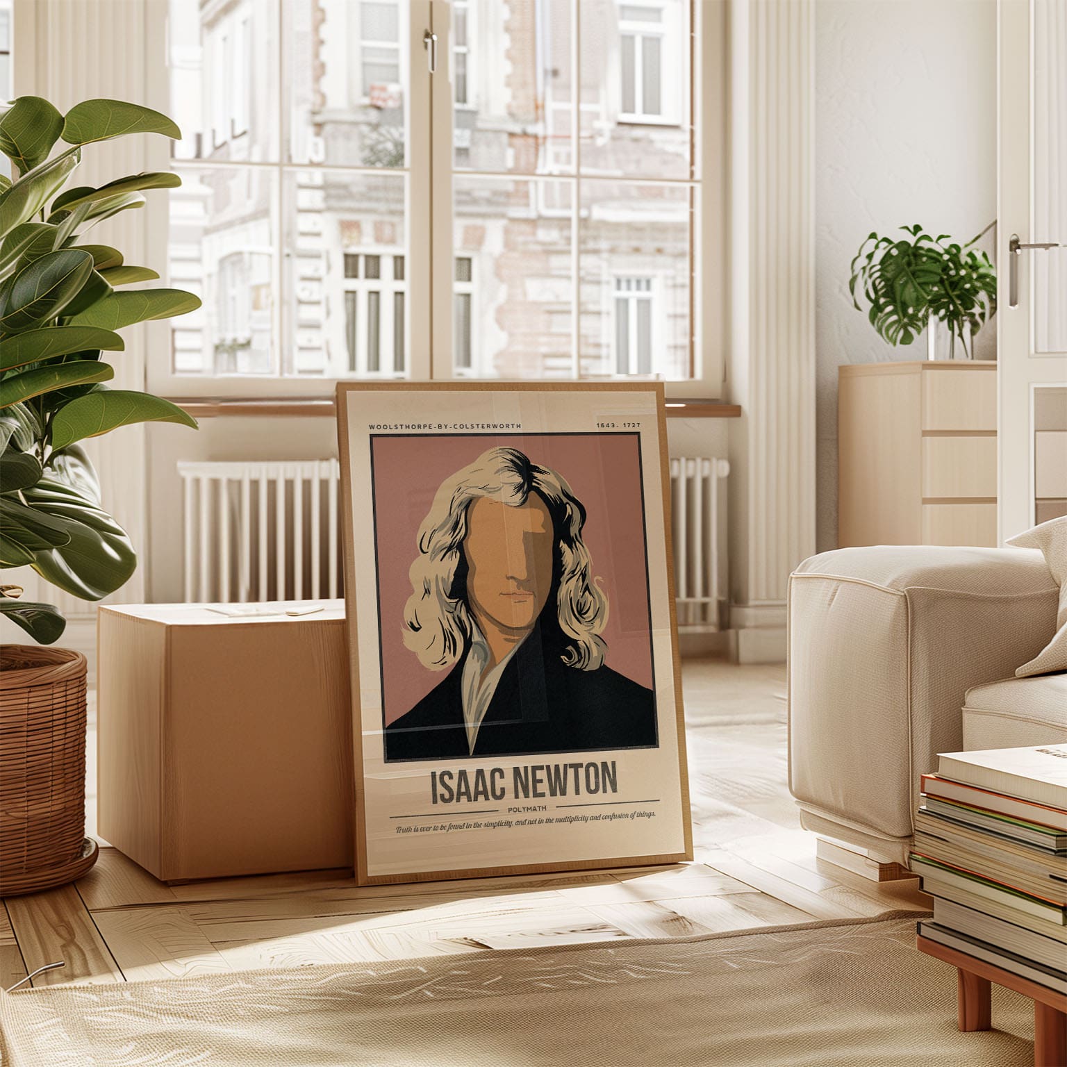 Isaac Newton Art Print