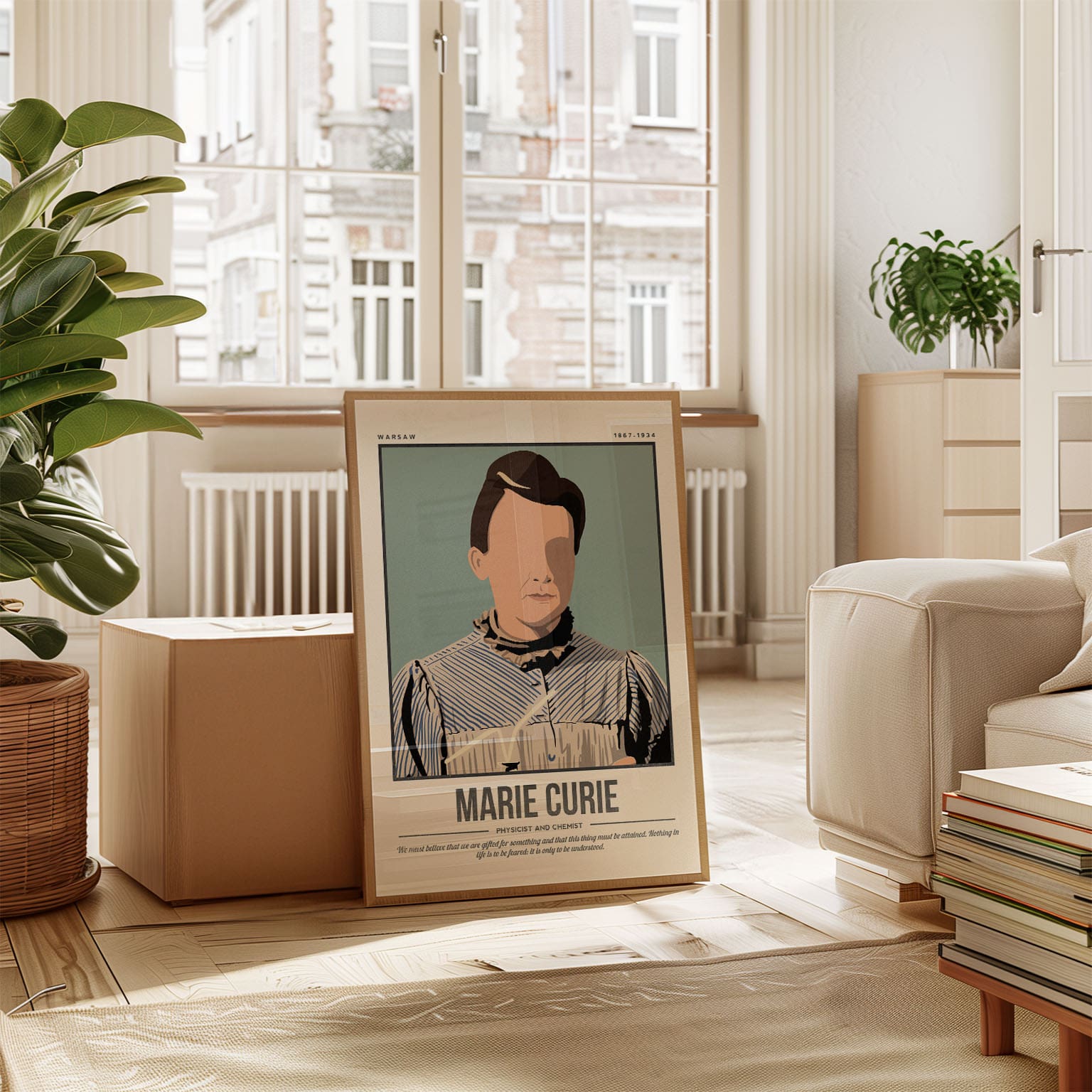 Marie Curie Art Print