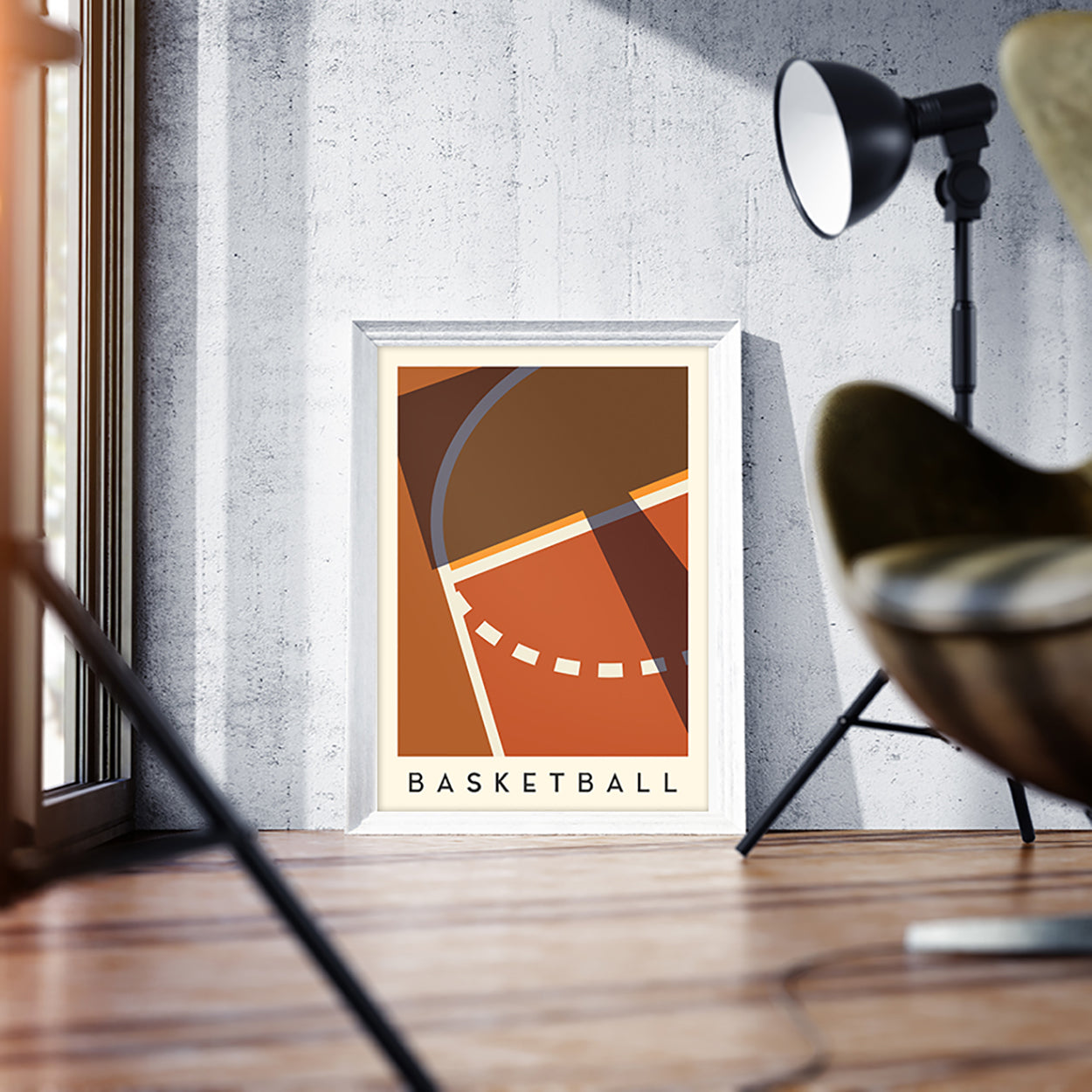 Basketball Art Print