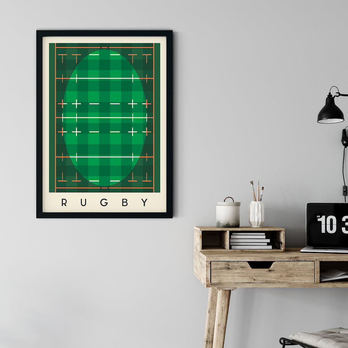 Rugby Art Print