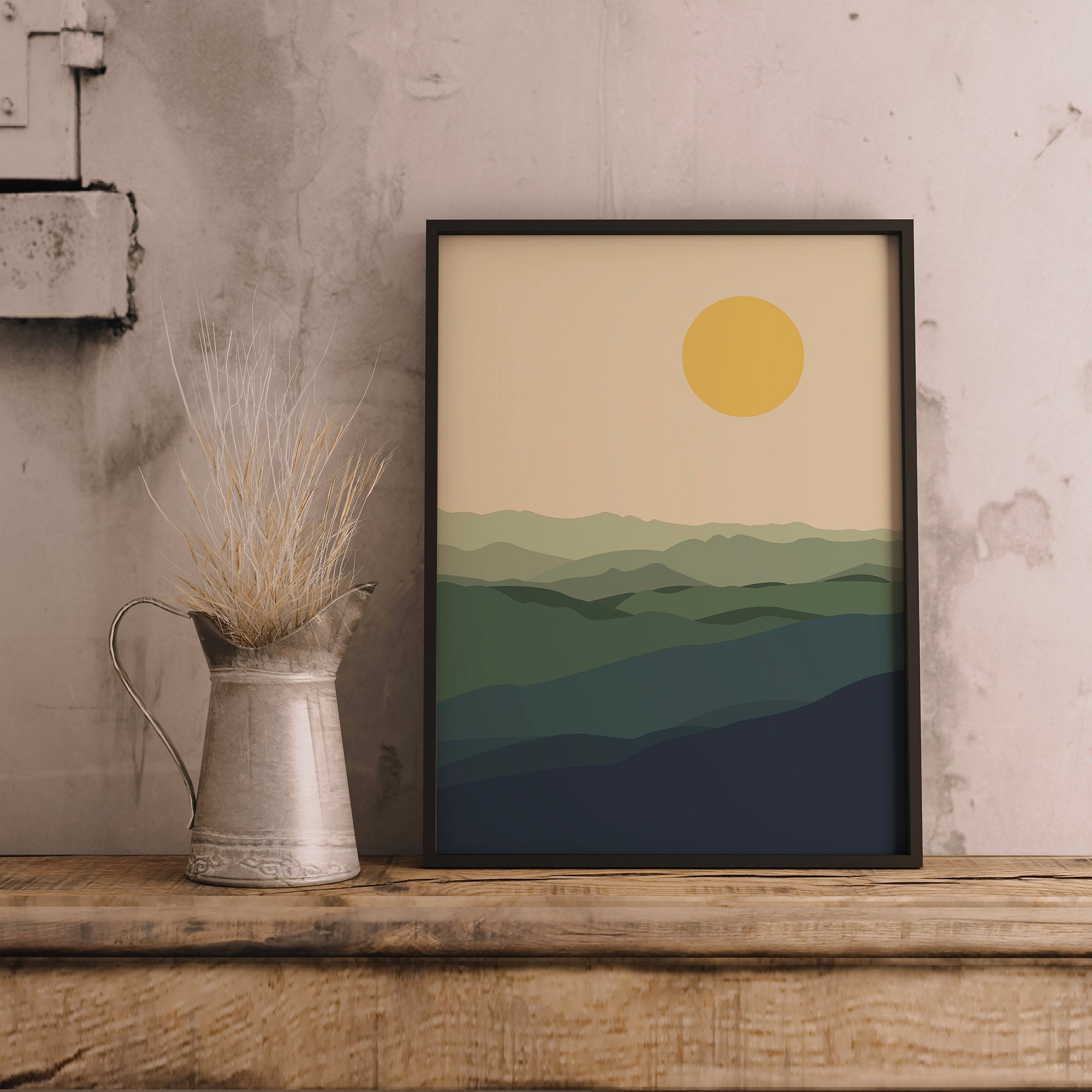 Greener Lands Art Print