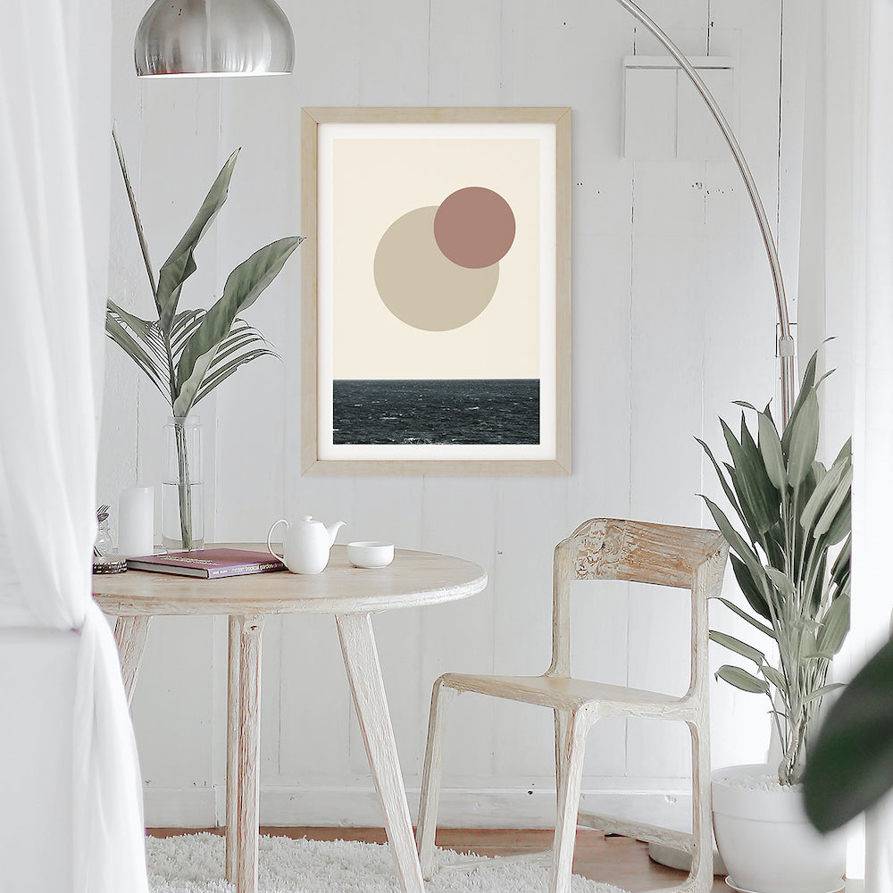 Sea | Nature Eclipse Art Print
