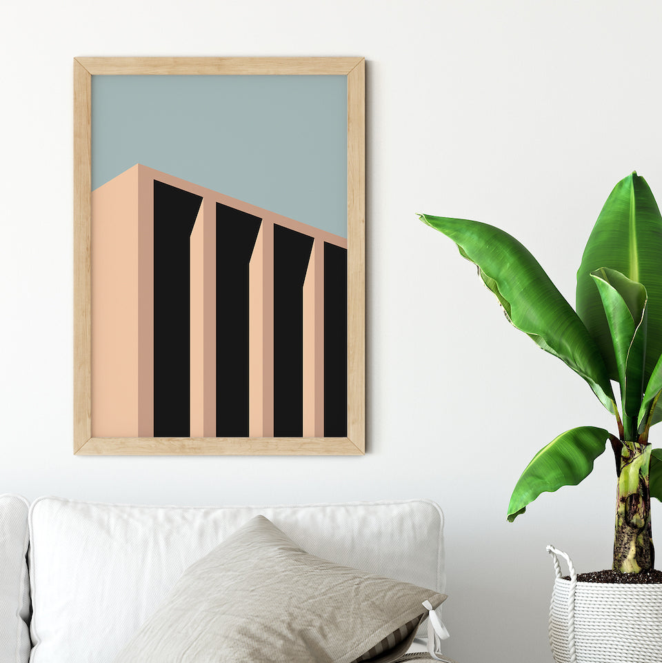 Bauhaus Architecture: Day | Art Print No.003